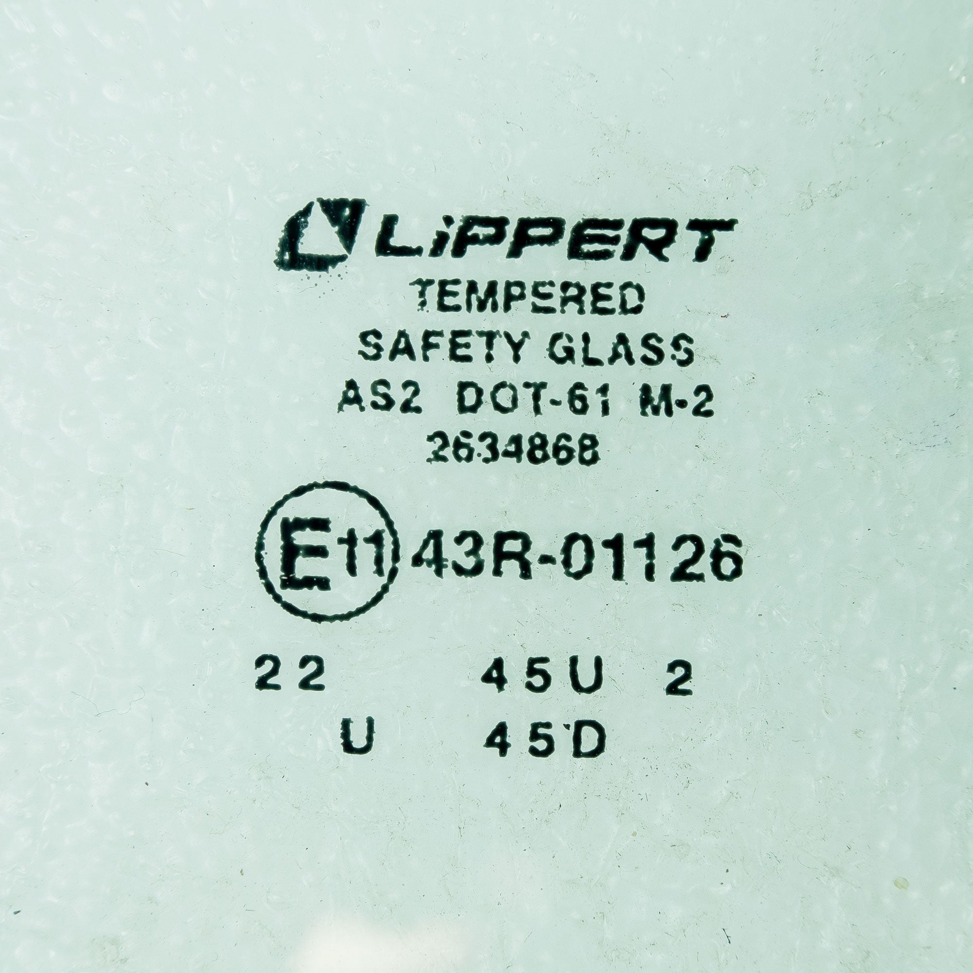 Polaris 2634868-S GLASS-WINDOW DOOR FIXED RH TTN