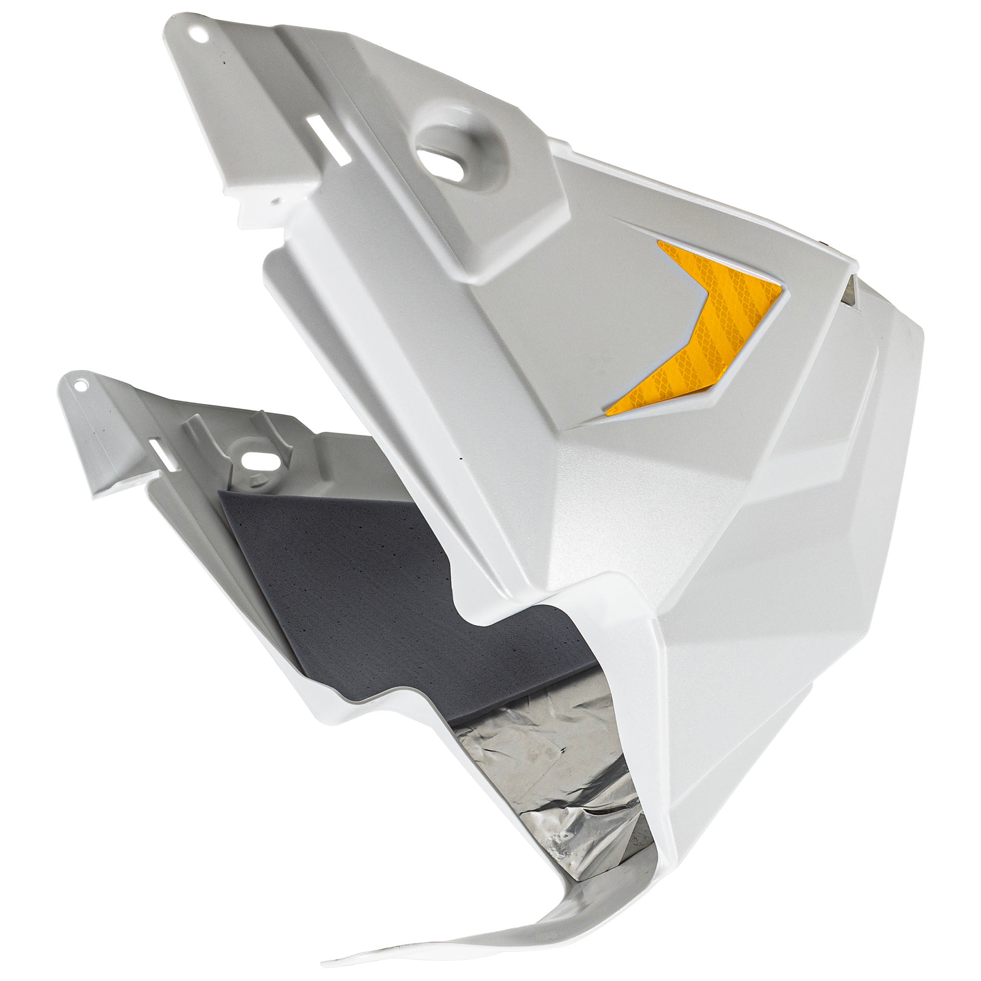 Polaris 2635745-133 White HDPE Nose Pan Assembly 2016-2018 Switchback Rush RMK 600 800