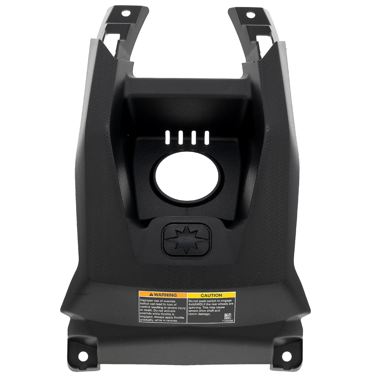 Polaris 2638360-070 Gloss Black Rear Center Cover Sportsman 570 450 2638360-070