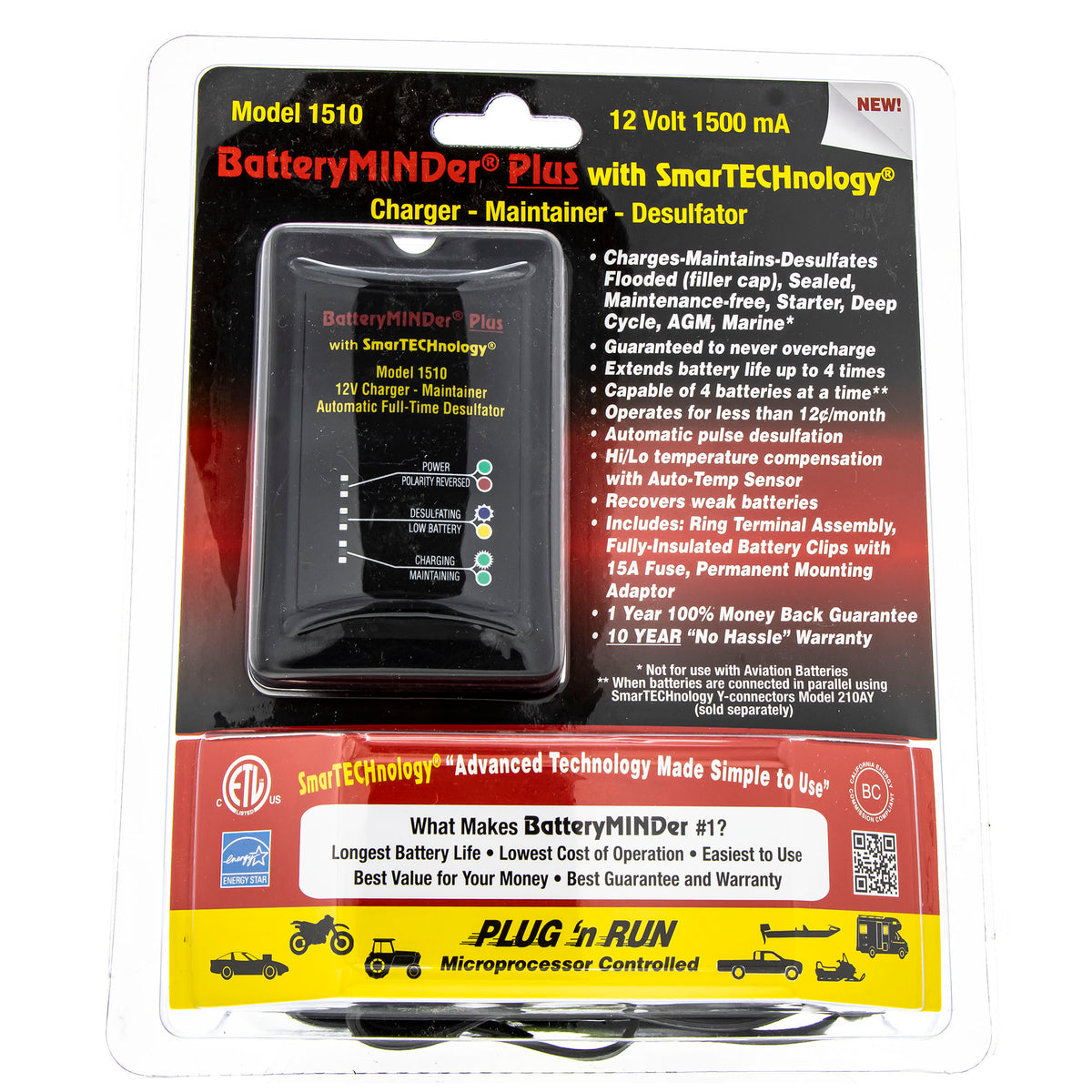 Polaris BatteryMINDer 1.5 Amp Charger 2830404