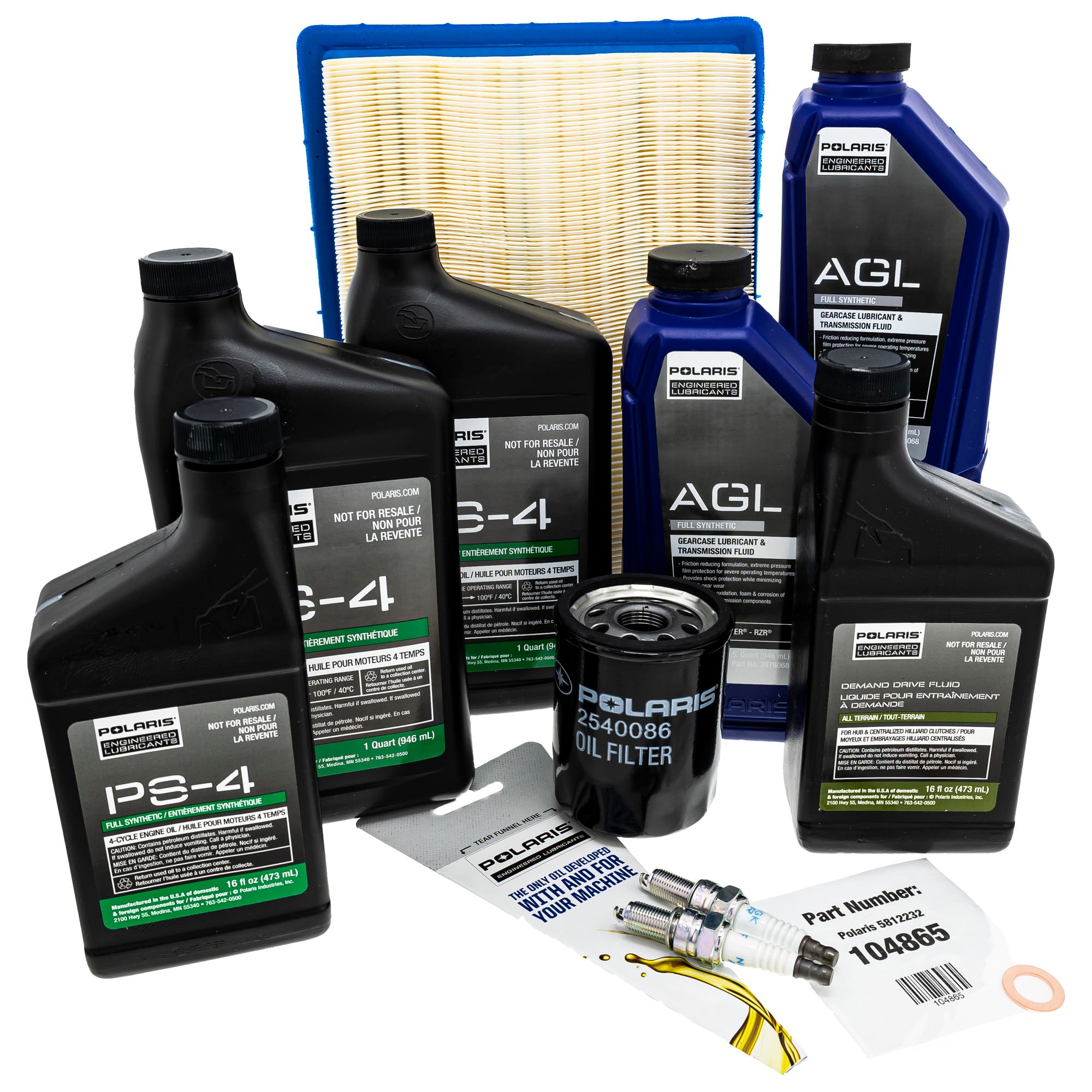 Polaris 2830555 Maintenance Kit Ranger Crew Ranger Brutus 1000 900 570 XP Crew