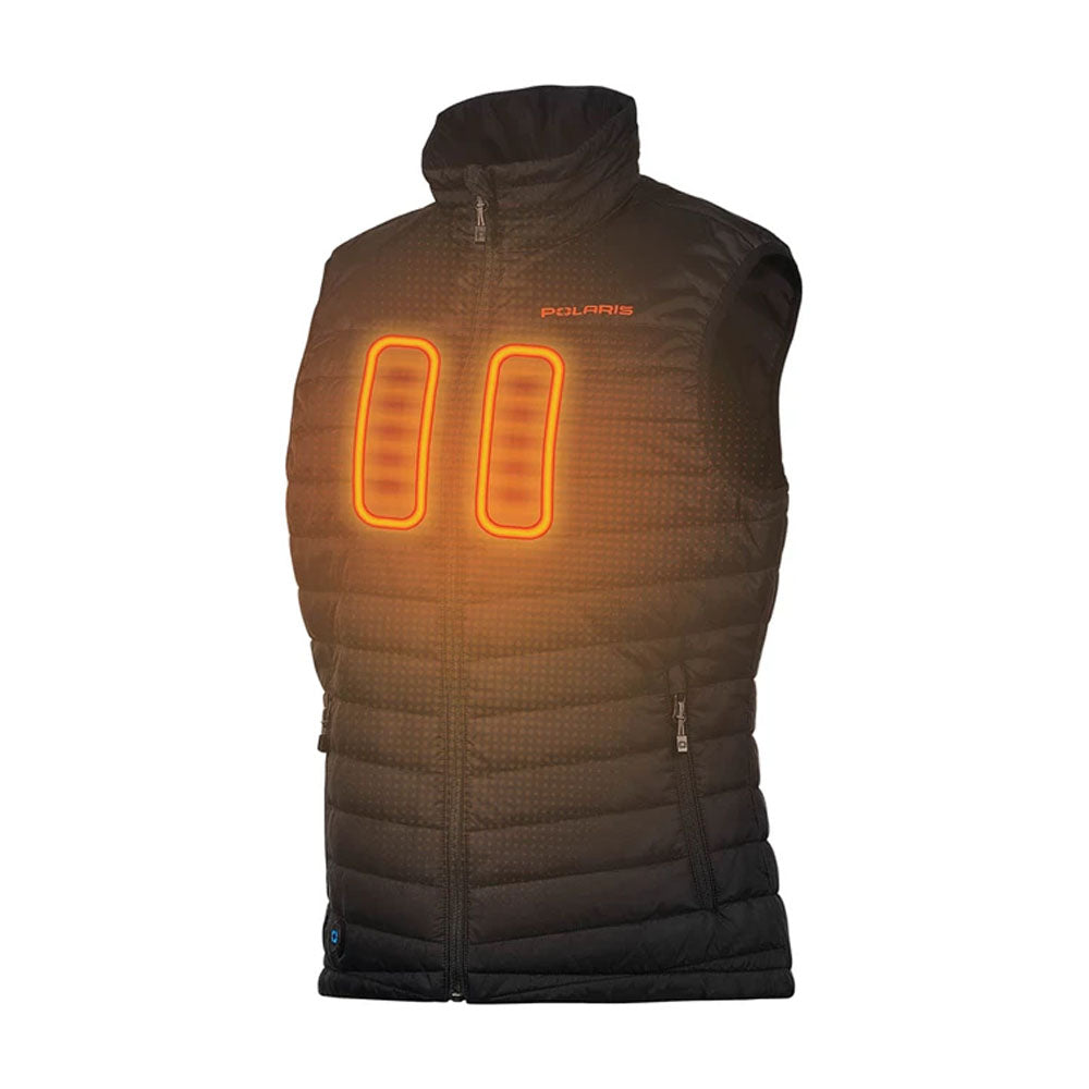 Polaris Heated Snowmobile Vest Black Womens