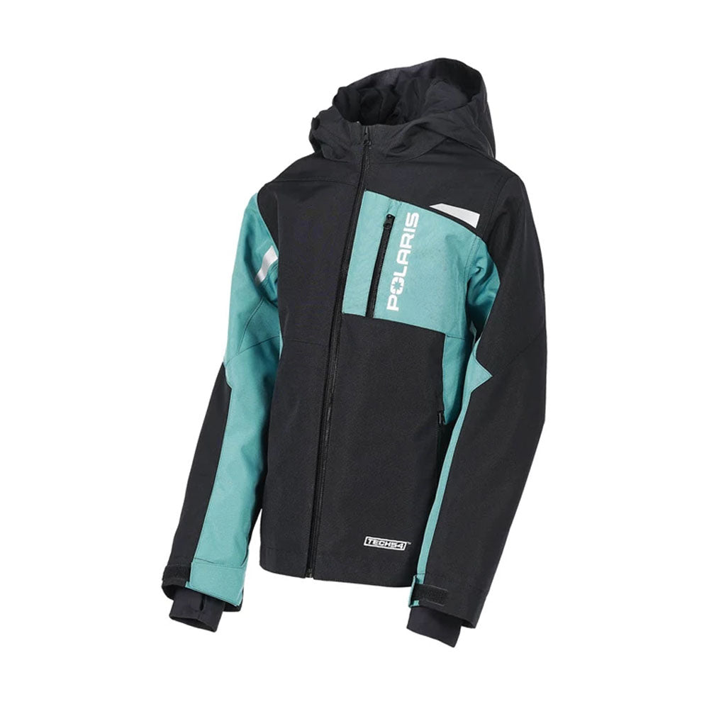 Polaris Youth TECH54 Switchback Snowmobile Jacket Teal Unisex-Child