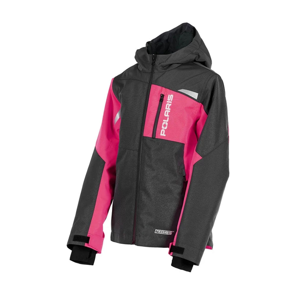 Polaris Youth TECH54 Switchback Snowmobile Jacket Pink Unisex-Child