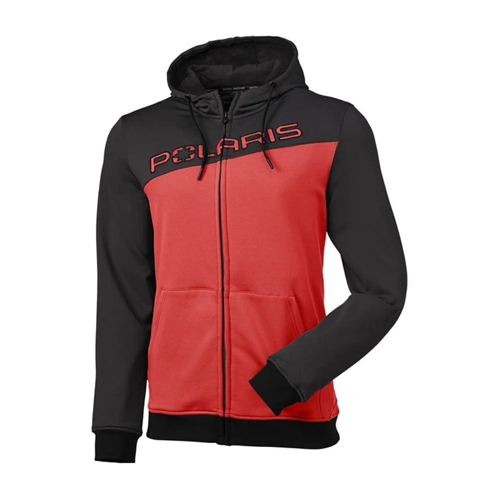 Polaris Tech Full-Zip Hoodie Red Mens