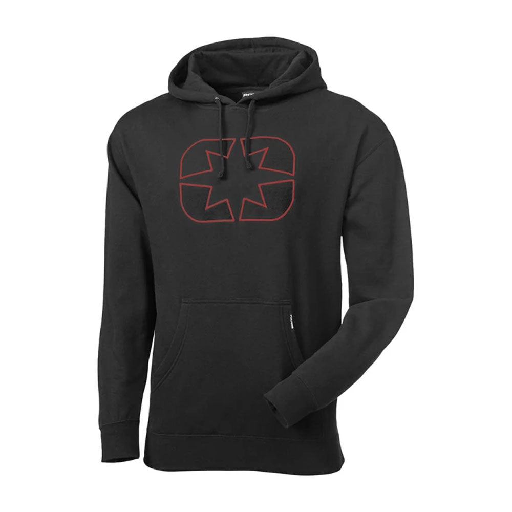 Polaris Icon Hoodie Black/Red Mens