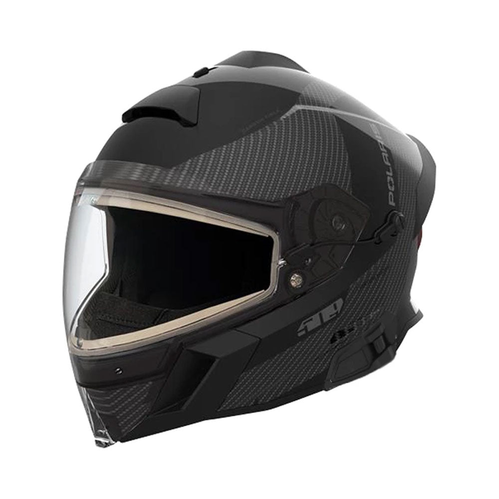 Polaris Delta V Commader Carbon Fiber Black Unisex-Adult