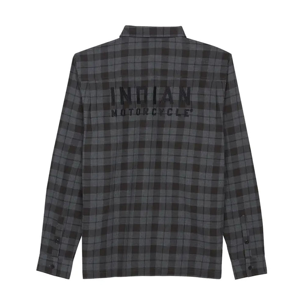 Indian Motorcycle Mens Chicago Plaid Shirt