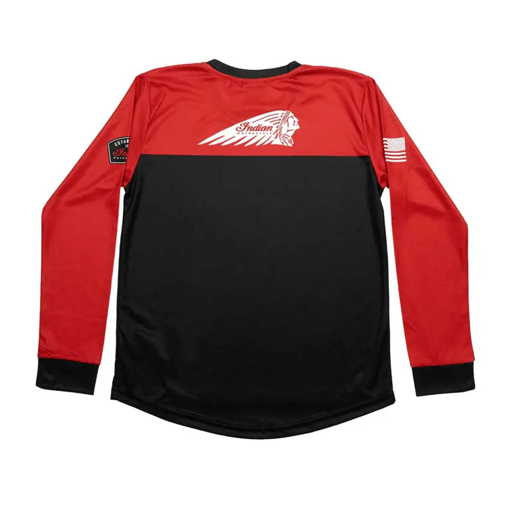 Indian Motorcycle Youth eFTR Racing Long Sleeve T-Shirt