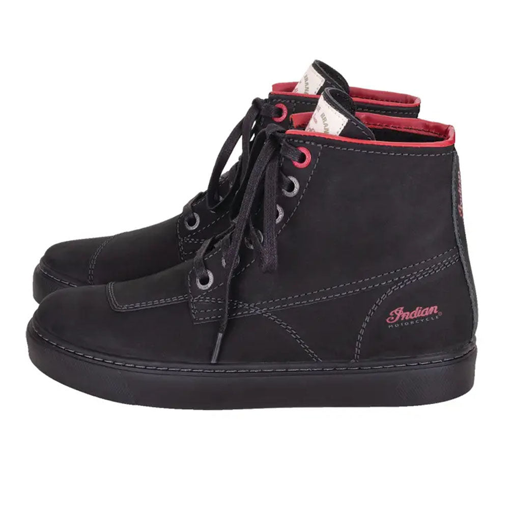 Indian Motorcycle Womens Leather Bryant Sneaker