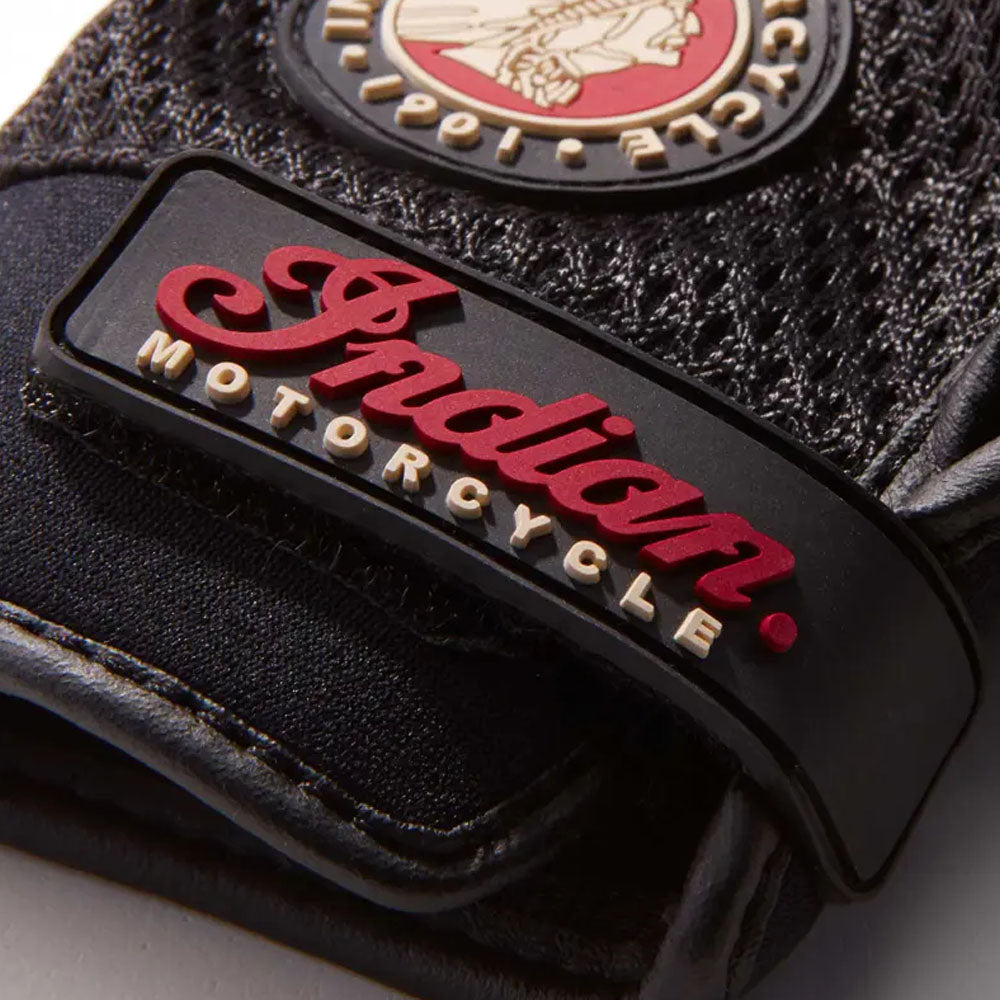 Indian Motorcycle Mens Arlington Mesh Standard Gloves Black