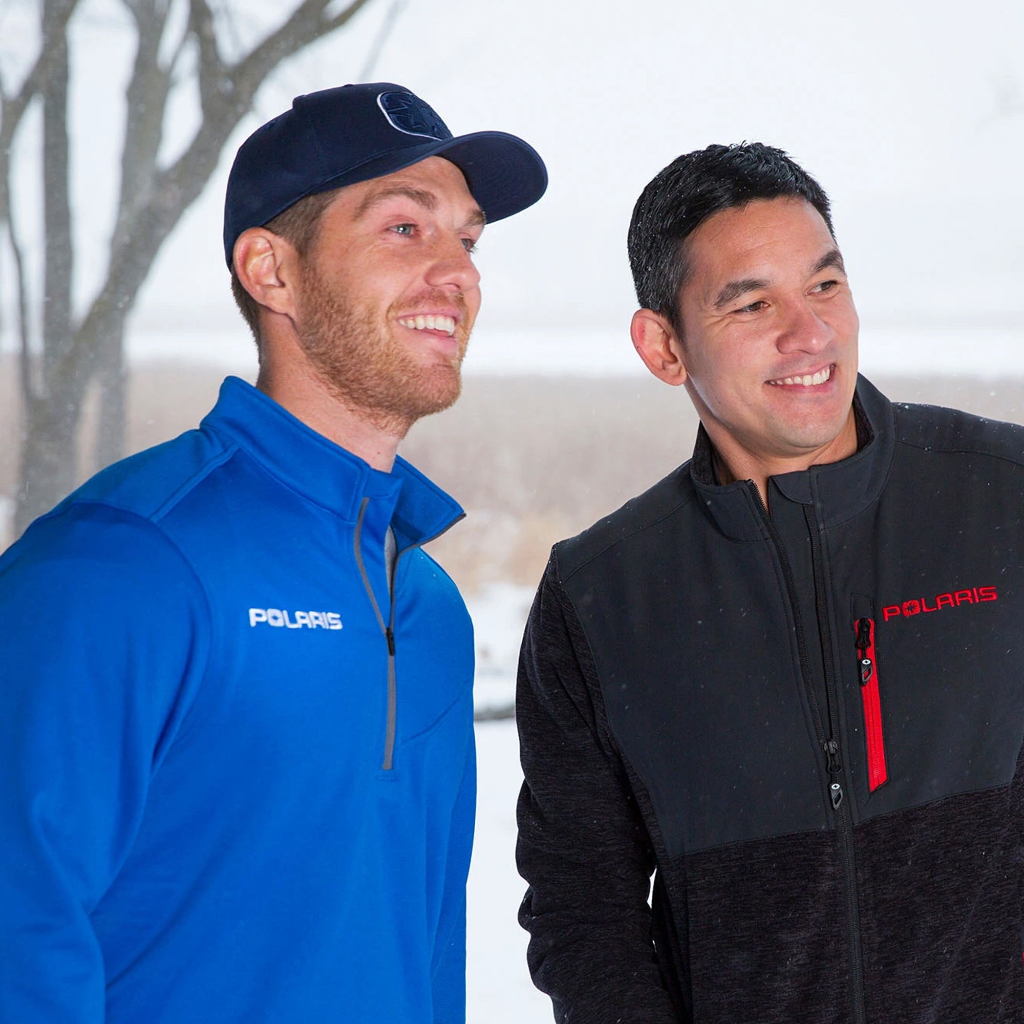 Genuine OEM Polaris Tech Blue 1/4 Zip Pullover