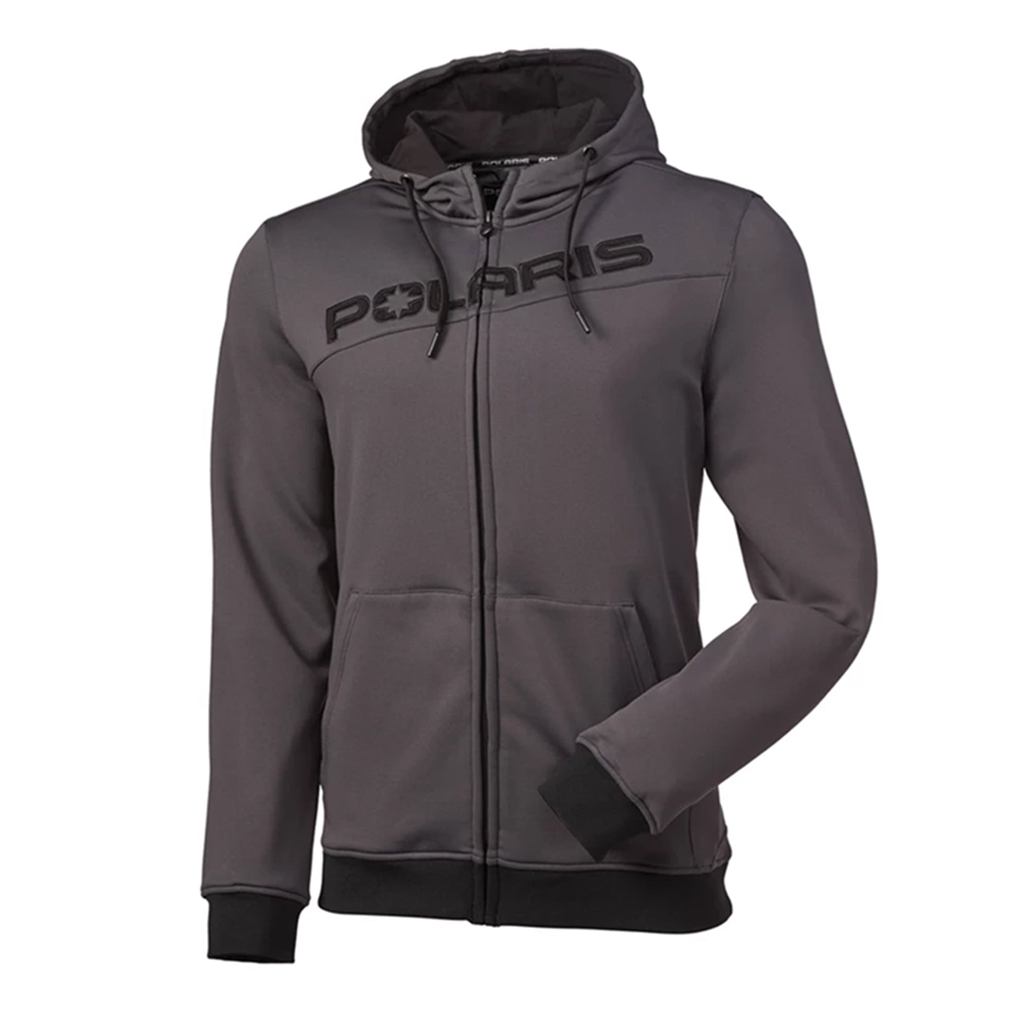 Polaris Tech Full-Zip Hoodie Grey Mens