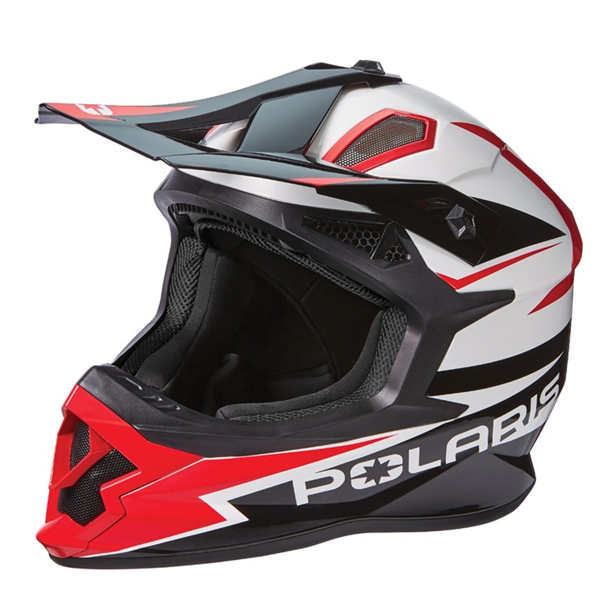 Polaris Tenacity 4.0 Helmet Red/White Unisex-Adult