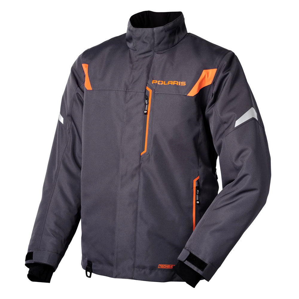 Polaris Titan Snowmobile Jacket Grey/Orange Mens
