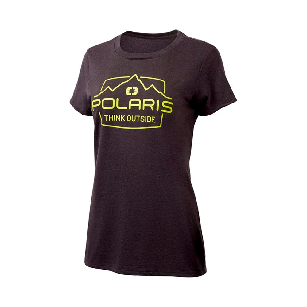 Polaris Adventure Short Sleeve T-Shirt Black Frost Womens