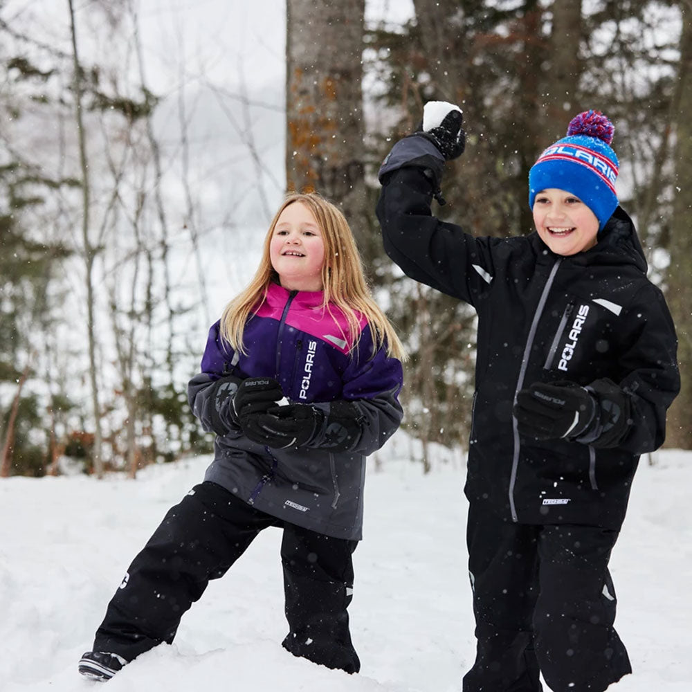 Polaris Youth TECH54 Switchback Snowmobile Jacket Purple/Gray