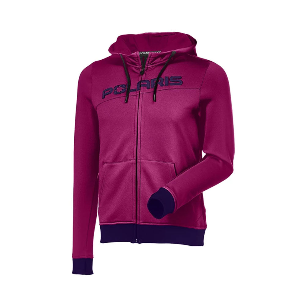 Polaris Women's Tech Full-Zip Hoodie Fuschia/Purple Womens
