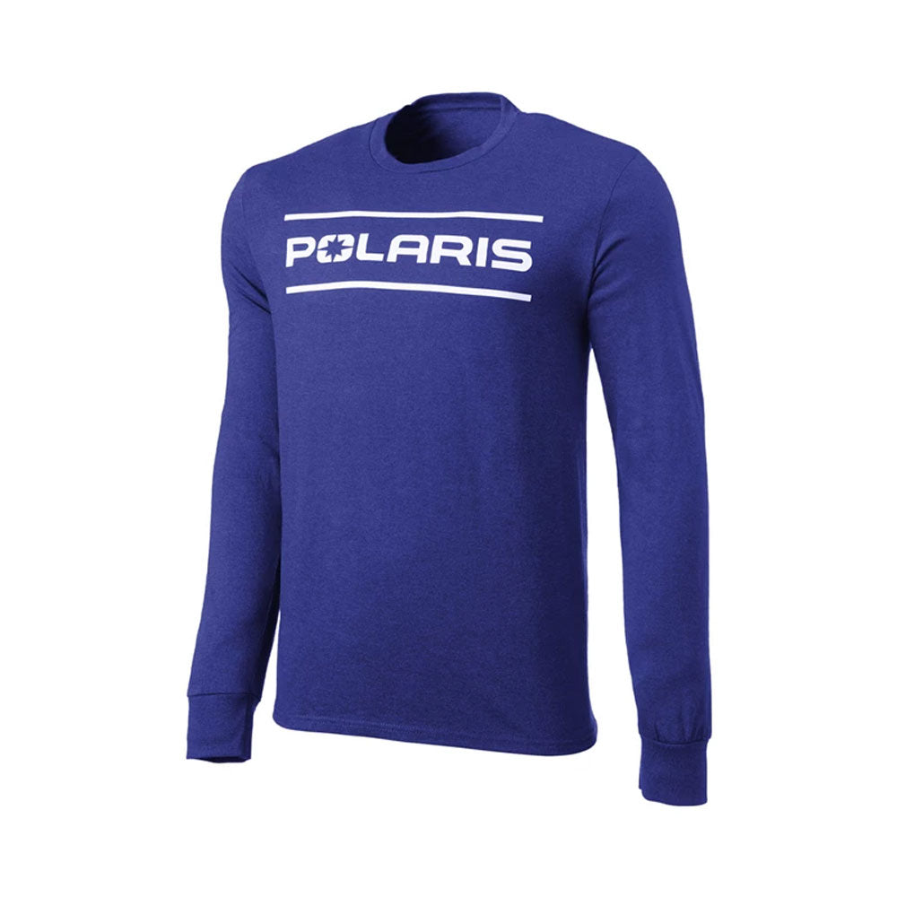 Polaris Men's Long-Sleeve Dash Shirt with Polaris Logo Royal Blue Mens