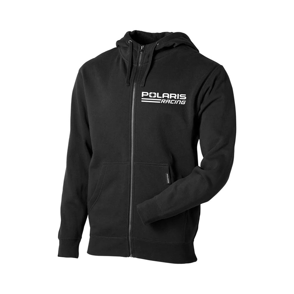 Polaris Men's Polaris Racing Full Zip Hoodie Black Mens