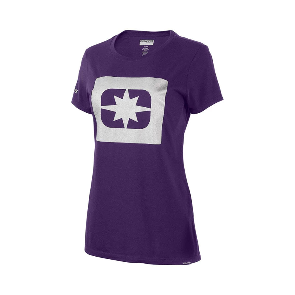 Polaris Women's Silver Icon Tee Purple Womens
