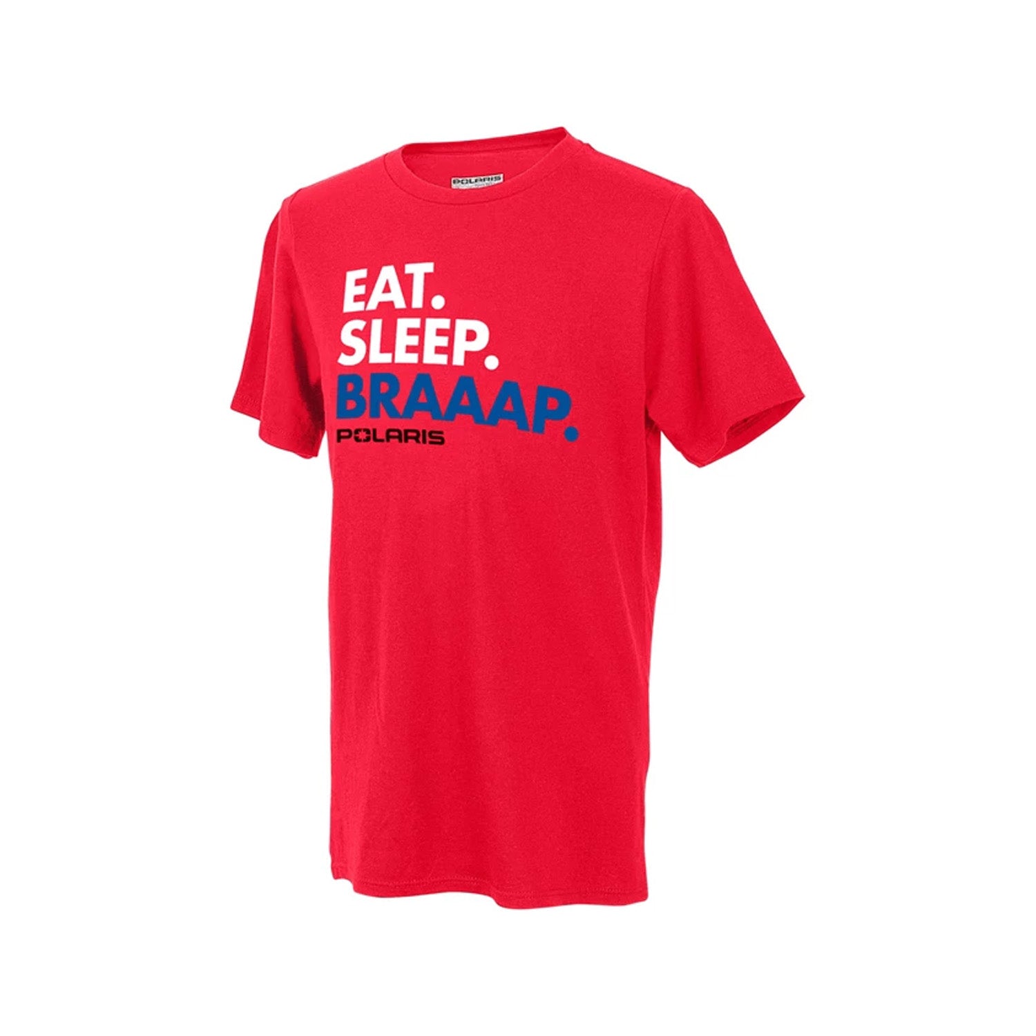 Polaris Youth Eat. Sleep. Braap. Tee Red Unisex-Youth