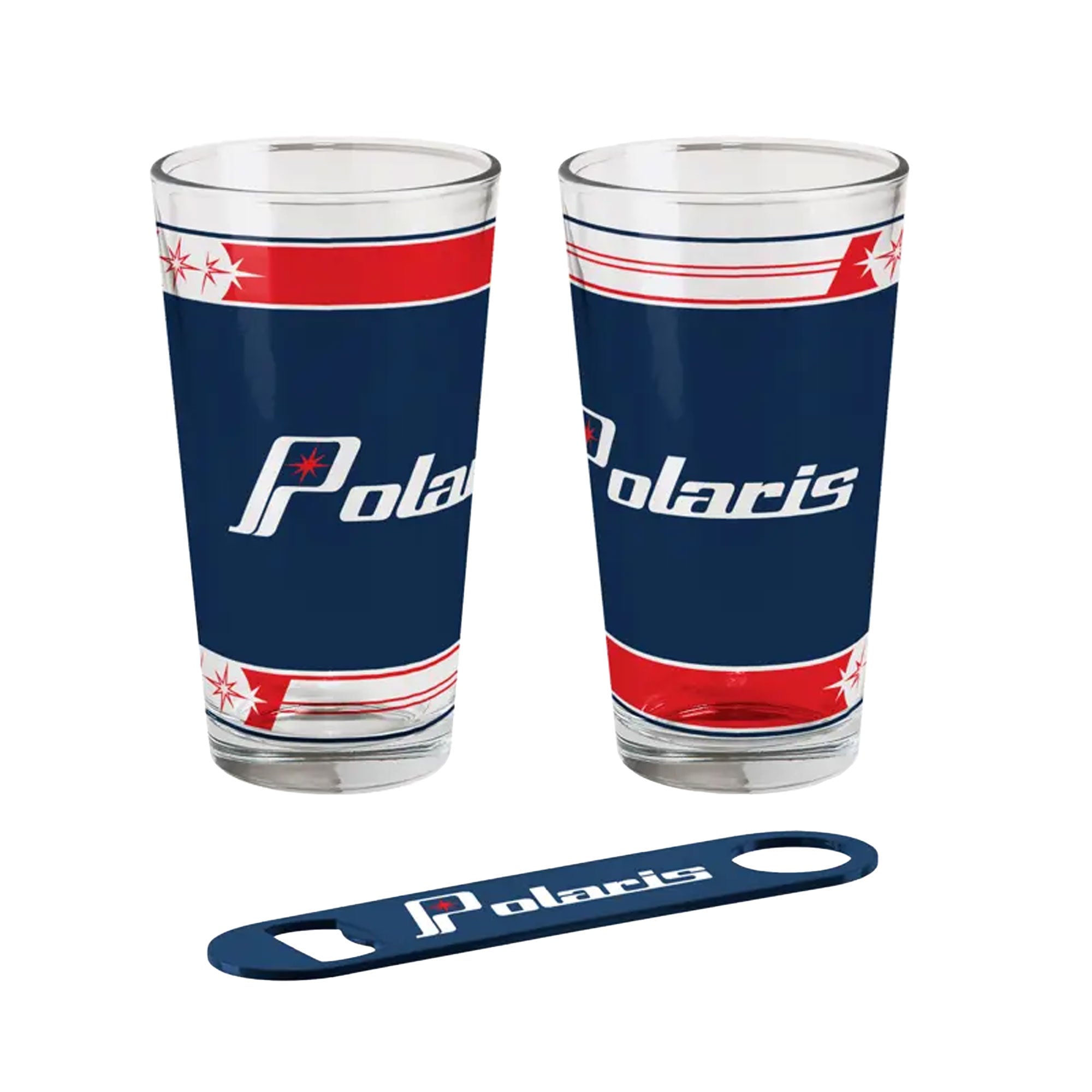 Polaris 2864720 Pint Glasses (2) with Opener