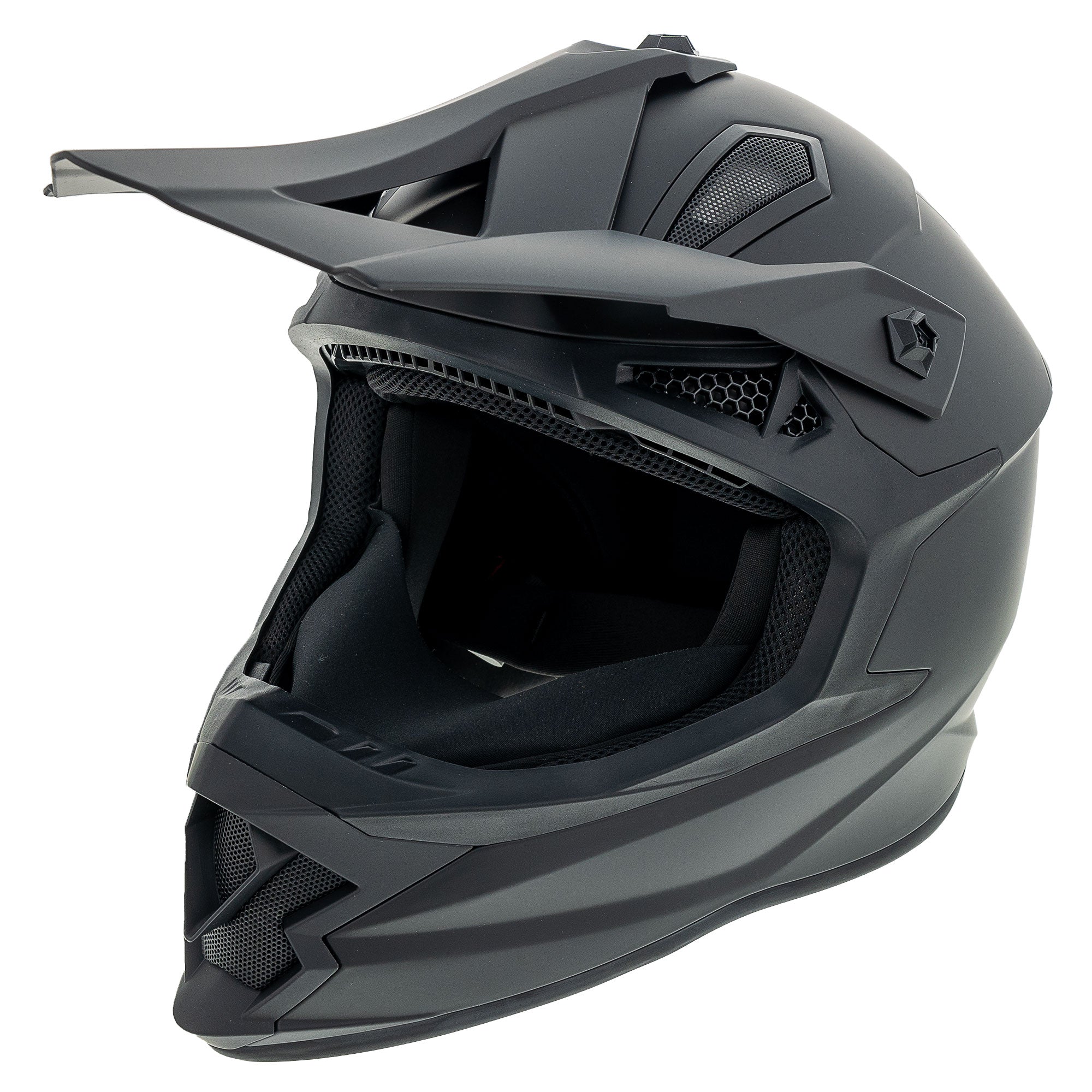 helmet shoei polaris Polaris Tenacity 4.0 Open Face Offroad Helmet Matte Black
