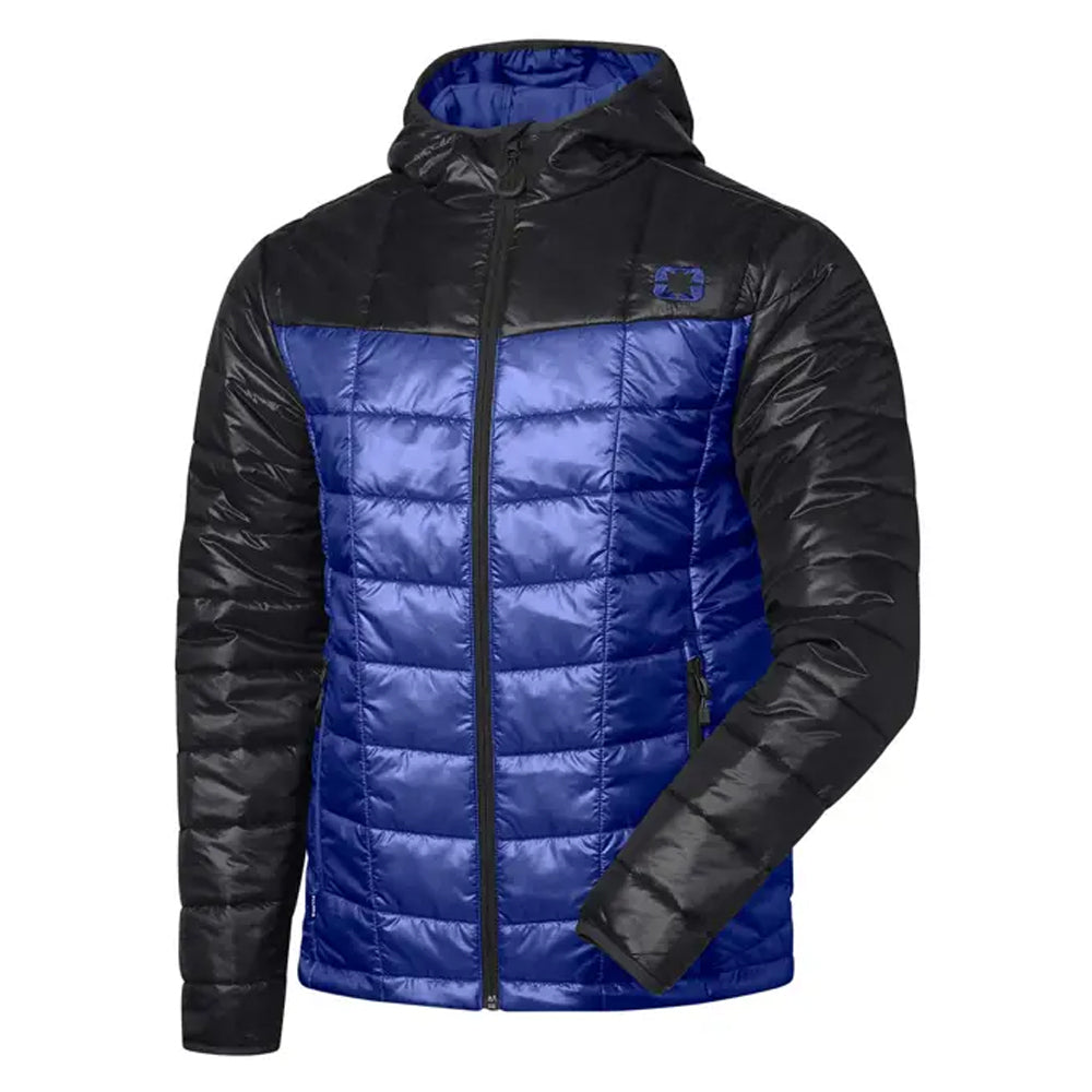 Polaris Mens Roseau Packable Puffer Jacket Blue/Black Unisex-Adult