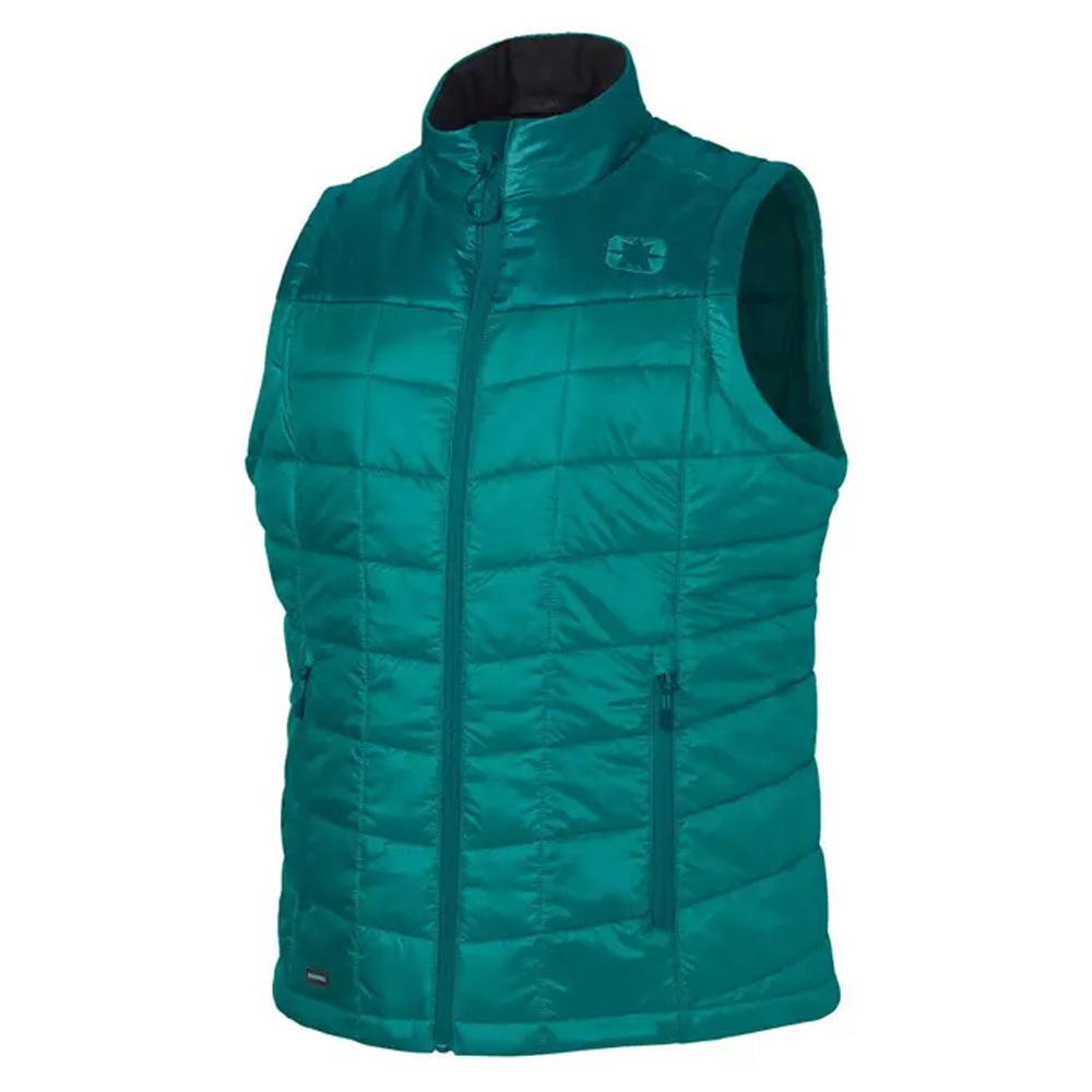 Polaris Women's Roseau Quilted Vest Teal Womens