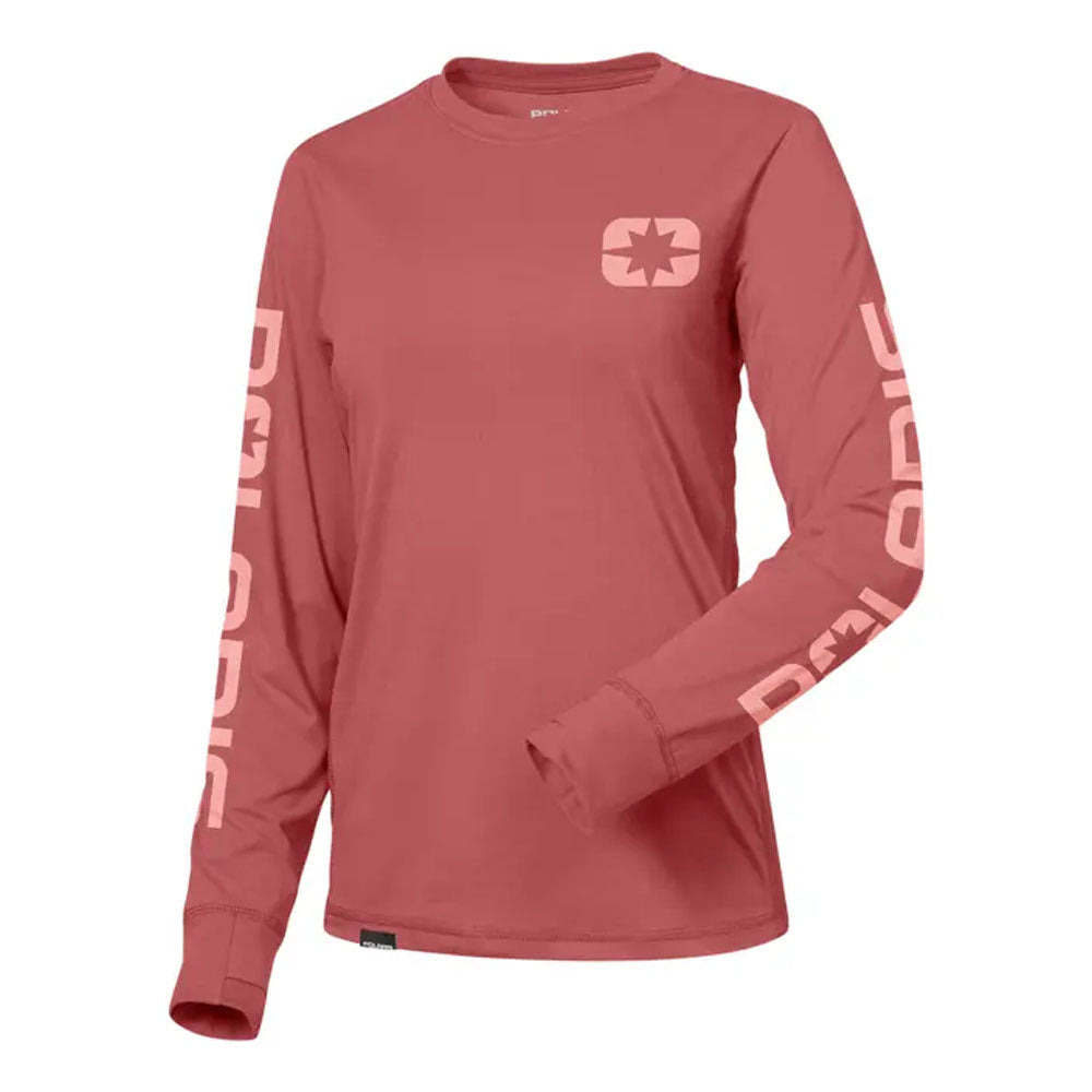 Polaris Women's Long Sleeve Performance Tee Rose Womens