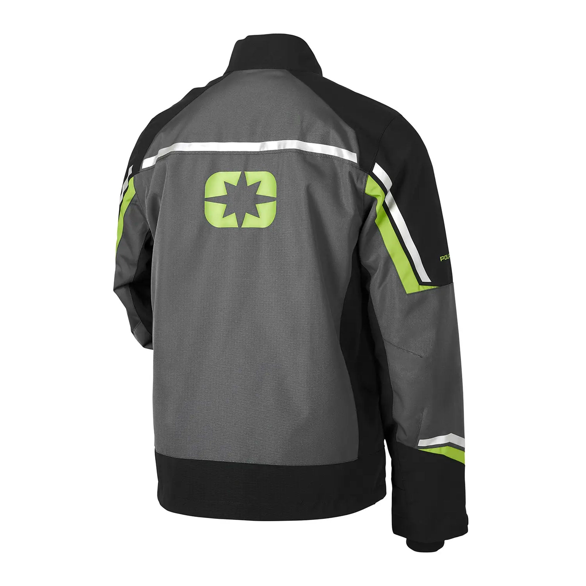 Polaris Mens Northstar Jacket 3.0 Waterproof Breathable 3M Durable Black Lime