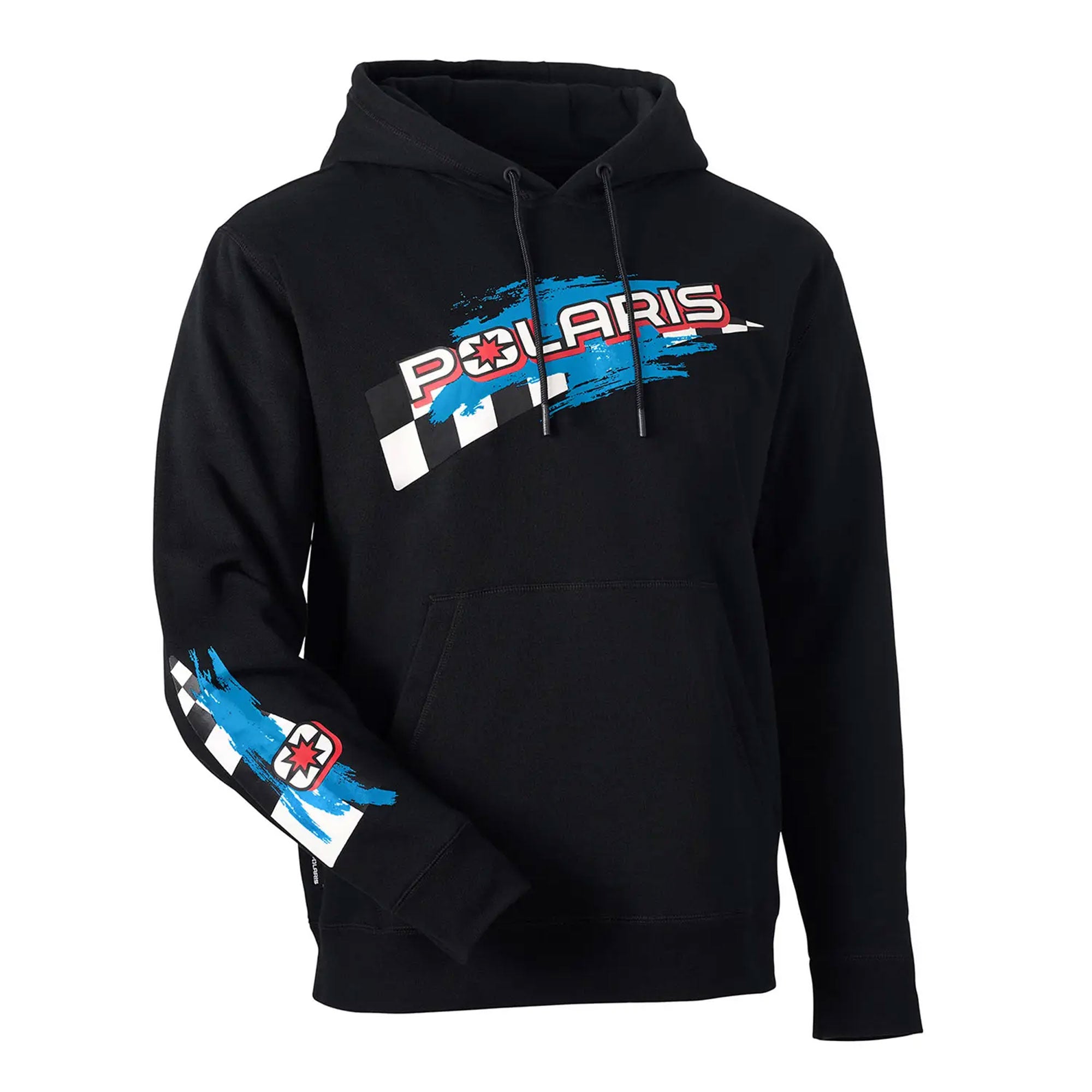 Polaris Men's 90's Retro Splash Hoodie Black Mens