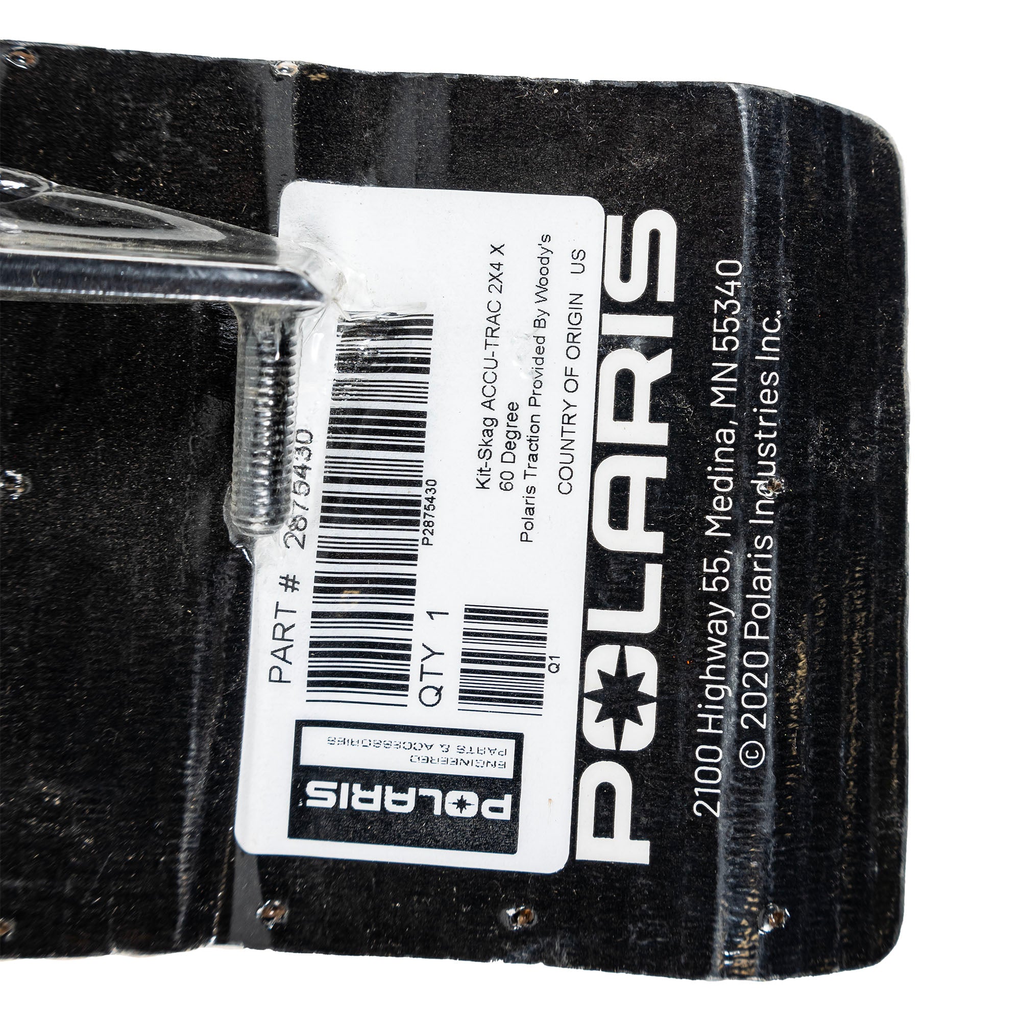 Polaris 2875430 SKAG ACCU-TRAC DUAL 4"X60 DEGR Part 2874752