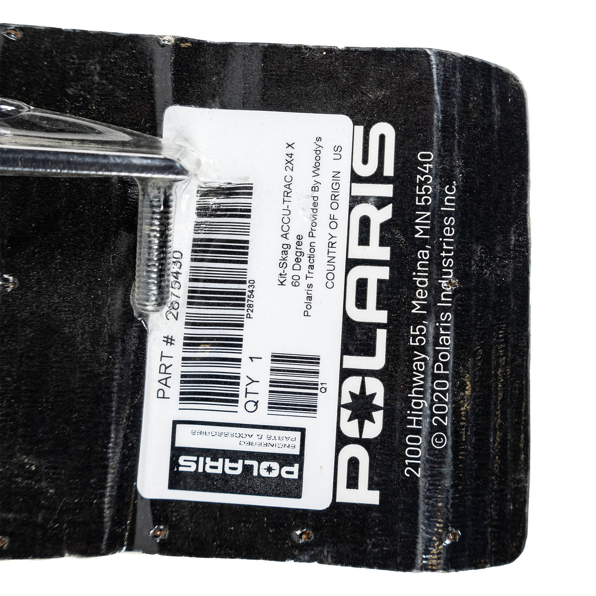 Polaris 2875430 SKAG ACCU-TRAC DUAL 4"X60 DEGR Part 2874752