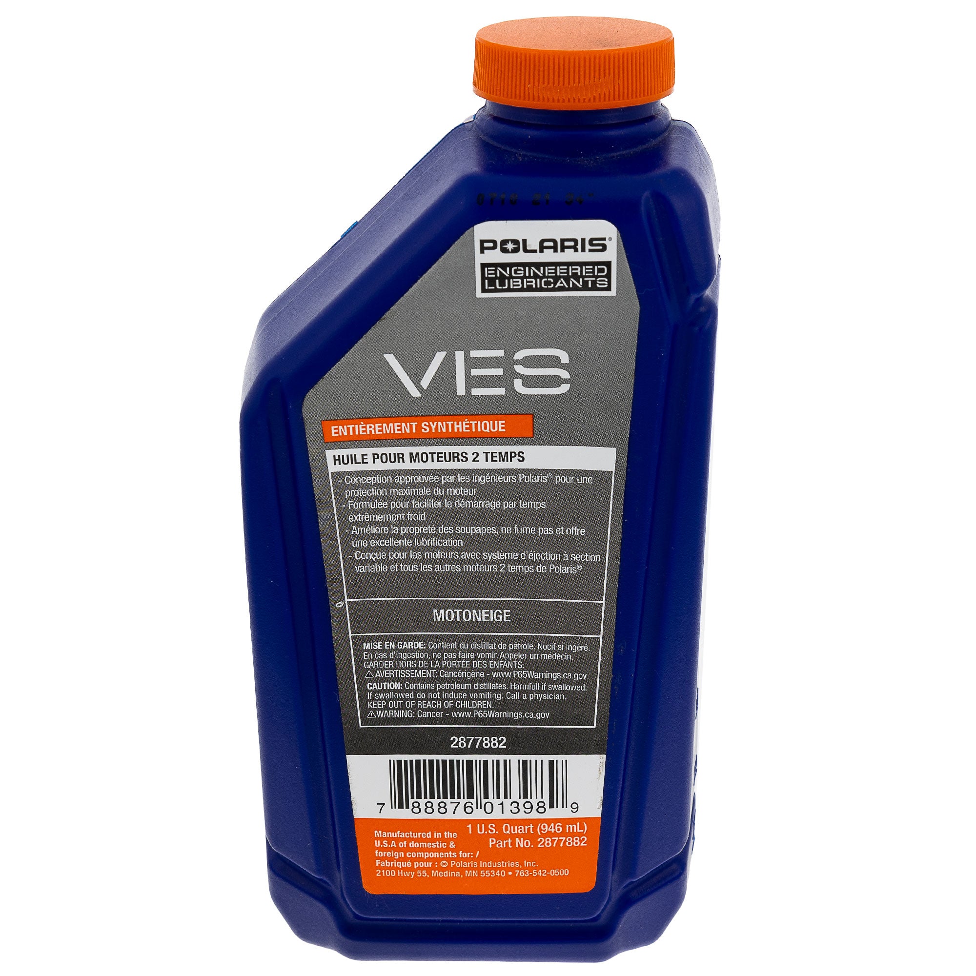 Polaris VES Engine Oil 1 Quart 2877882