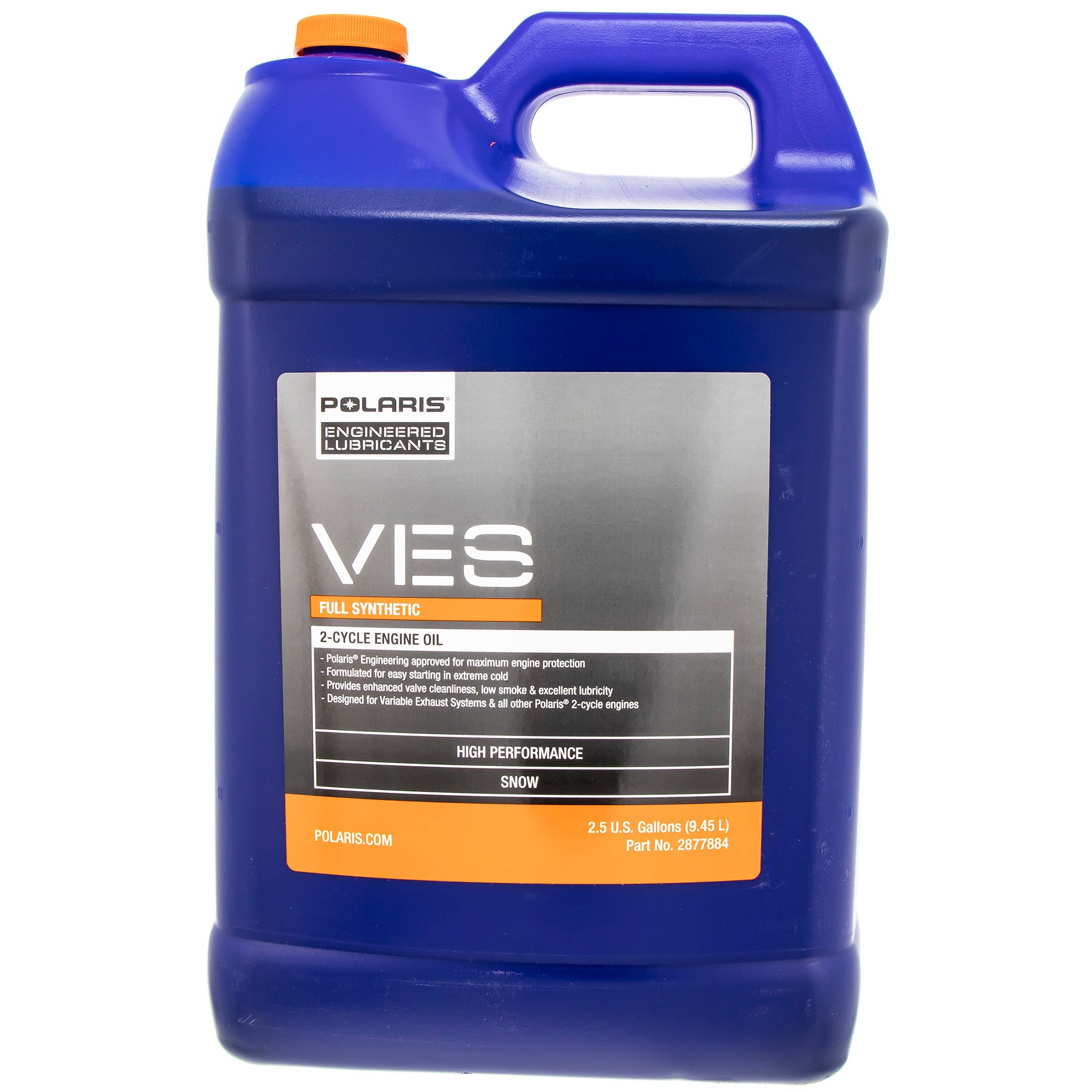 Polaris 2877884 VES Oil 2.5 Gallon Jug Indy Rush Switchback 900 800 500 850 550