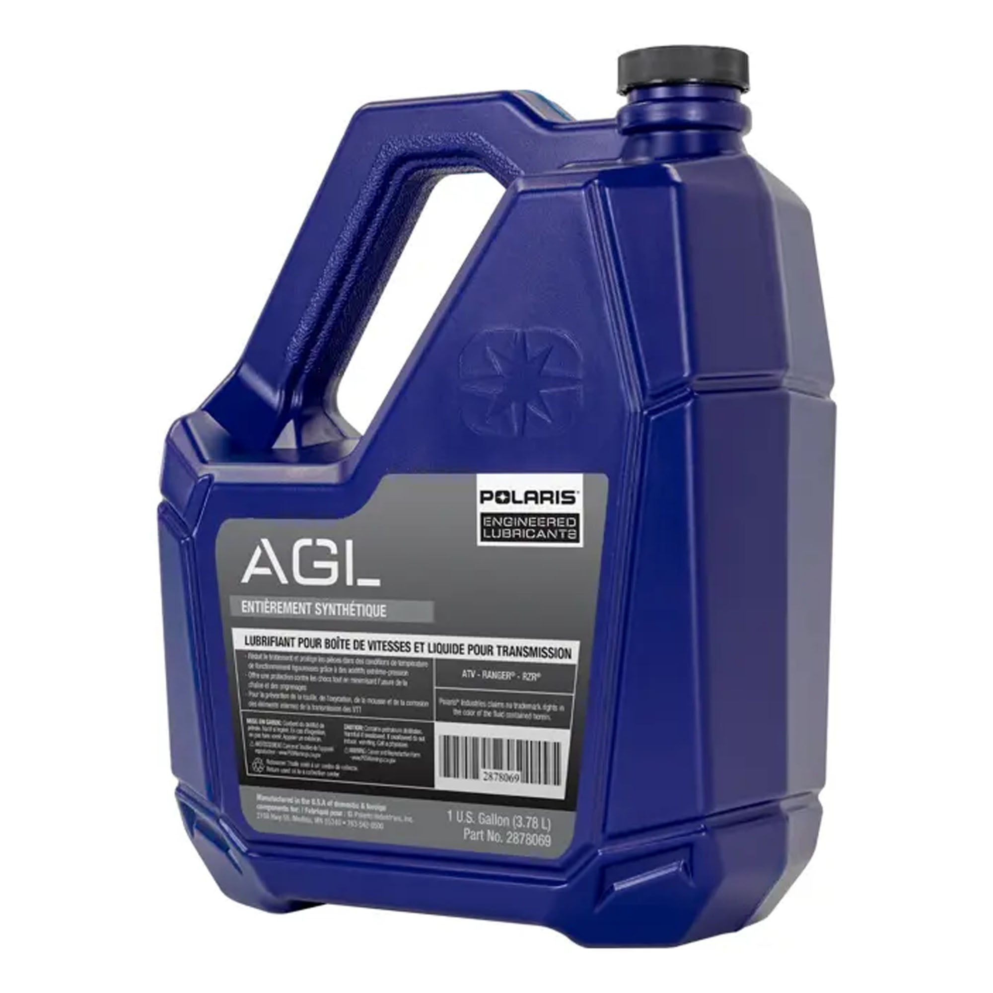 Polaris 2878069 1 Gallon AGL Full Synthetic Gearcase Lubricant Transmission Fluid For ACE