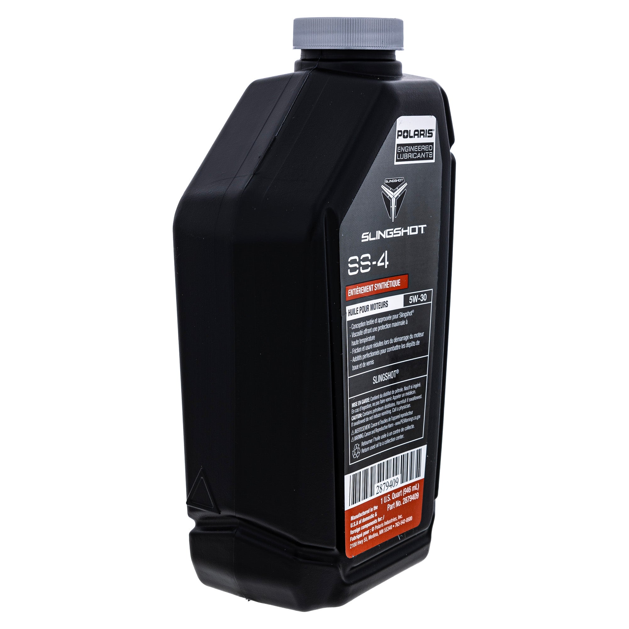 Slingshot 2879409 Polaris SS-4 5W-30 Oil (1 Quart) Full Synthetic