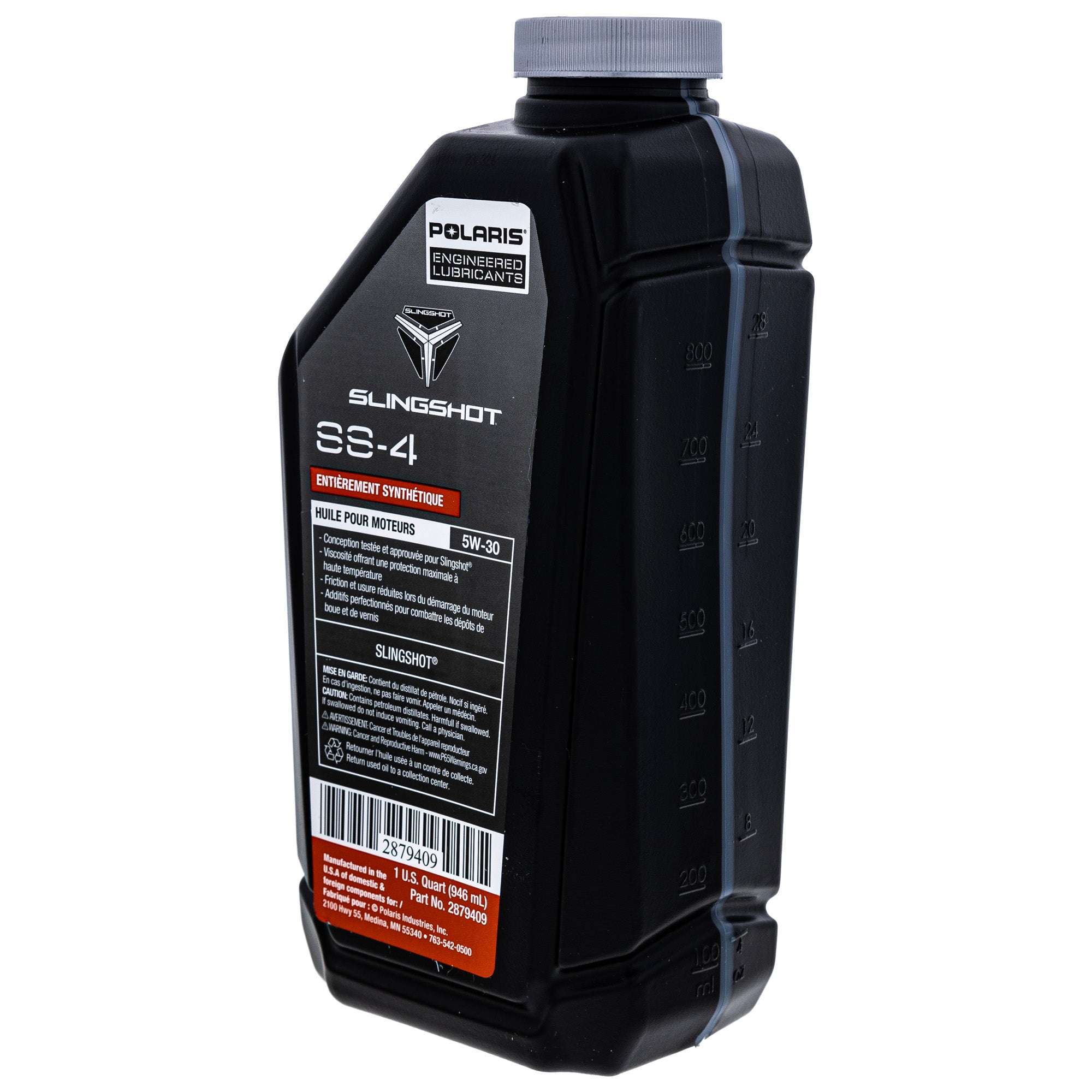 Slingshot 2879409 Polaris SS-4 5W-30 Oil (1 Quart) Full Synthetic