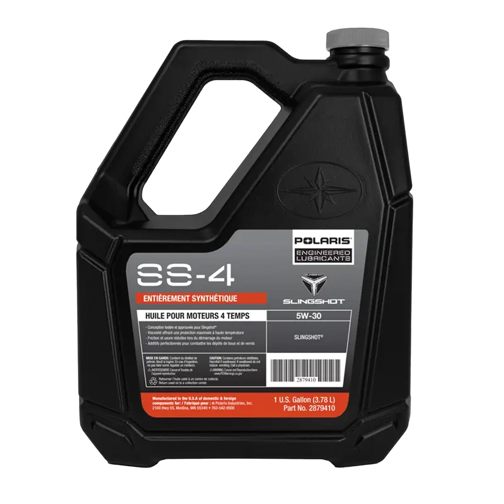 Slingshot 2879410 Polaris SS-4 5W-30 Oil (1 Gallon) Full Synthetic