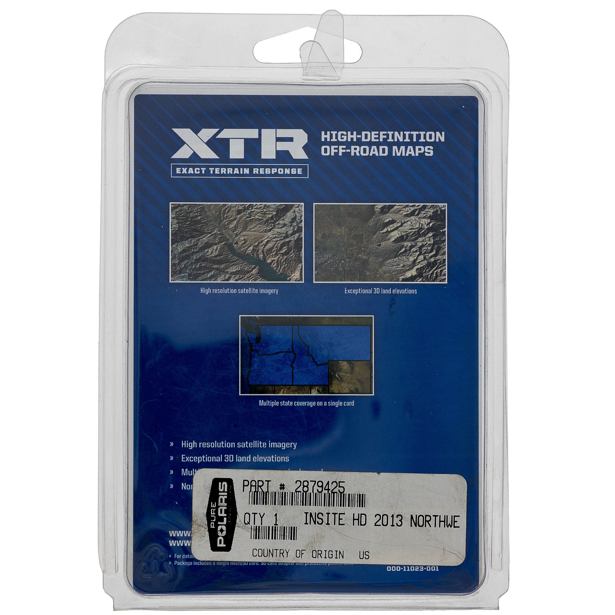 Genuine OEM Polaris GPS Map Card RZR Ranger Sportsman General 2879425