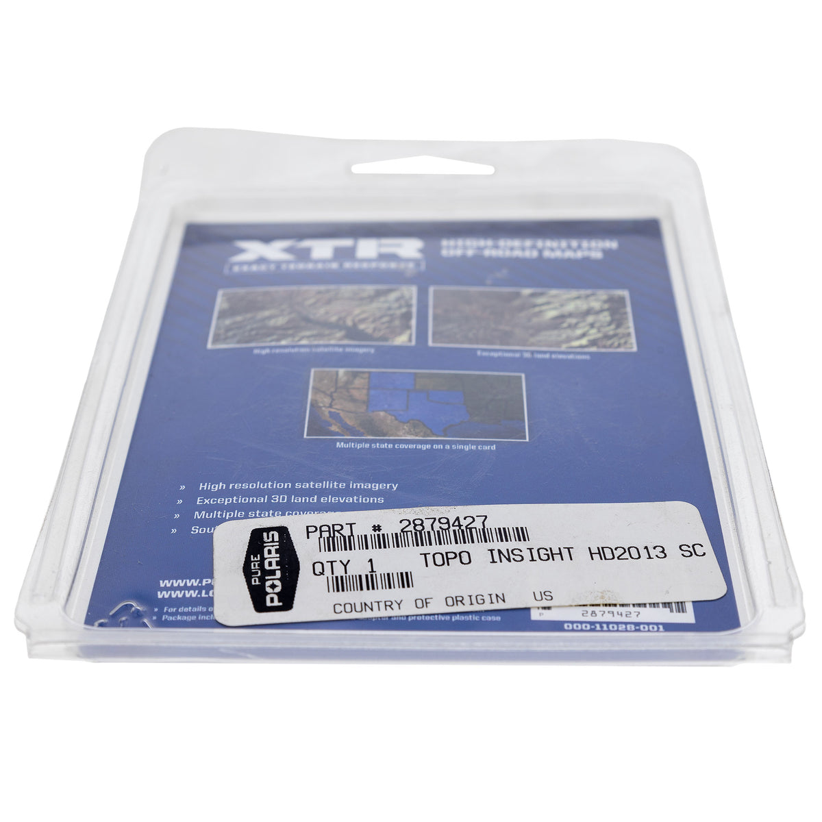 Polaris 2879427 South Central Region XTR GPS HD Map Card RZR Ranger