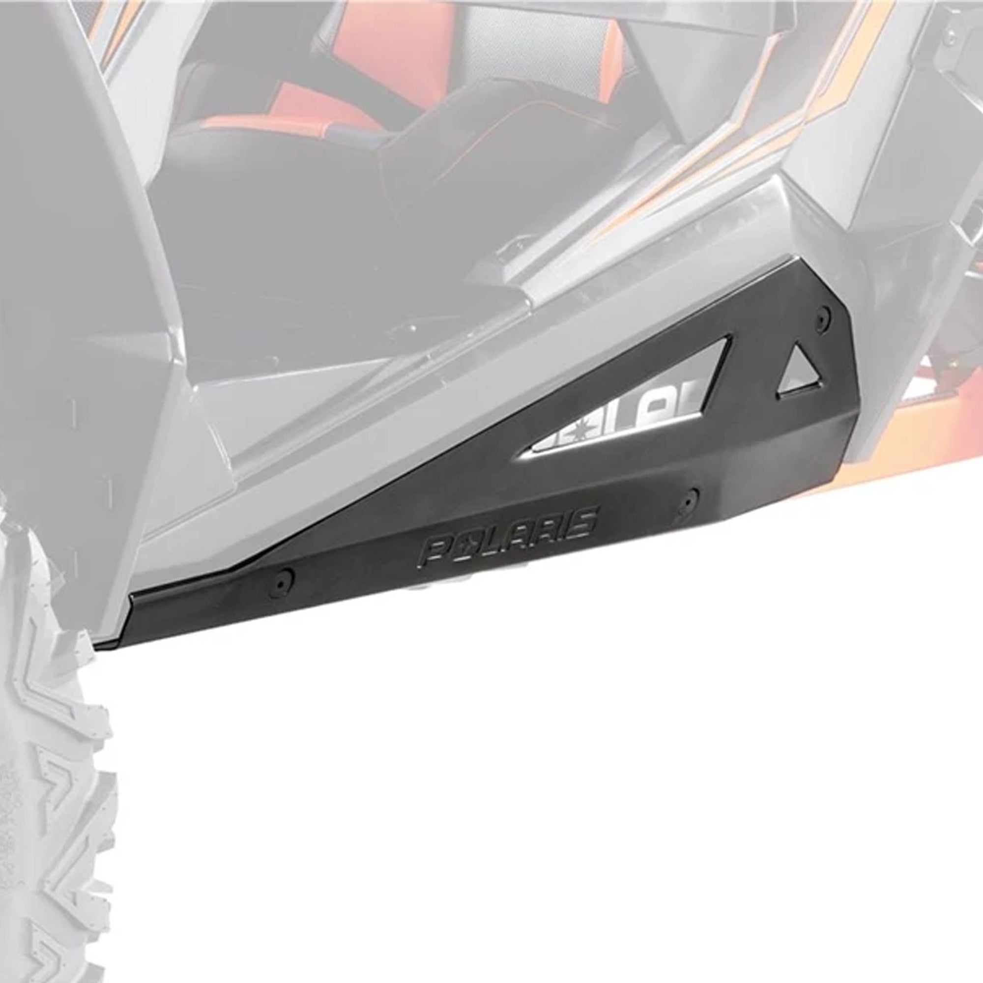 Polaris 2879498-458 Matte Black Low Profile Rock Slider RZR XC 1000 900 XP XC