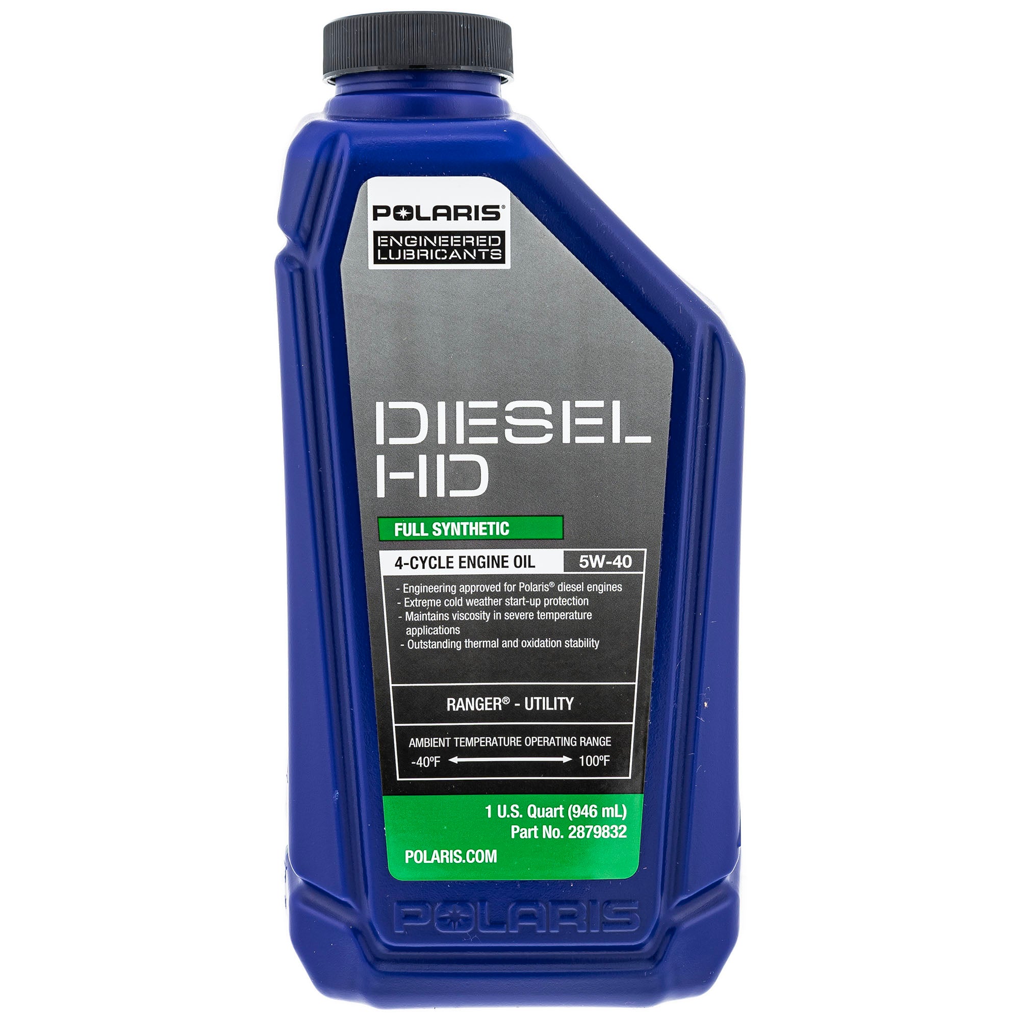 Polaris 2879832 Diesel HD Oil 1 Quart Pro XD Crew 2881083 2019-2026