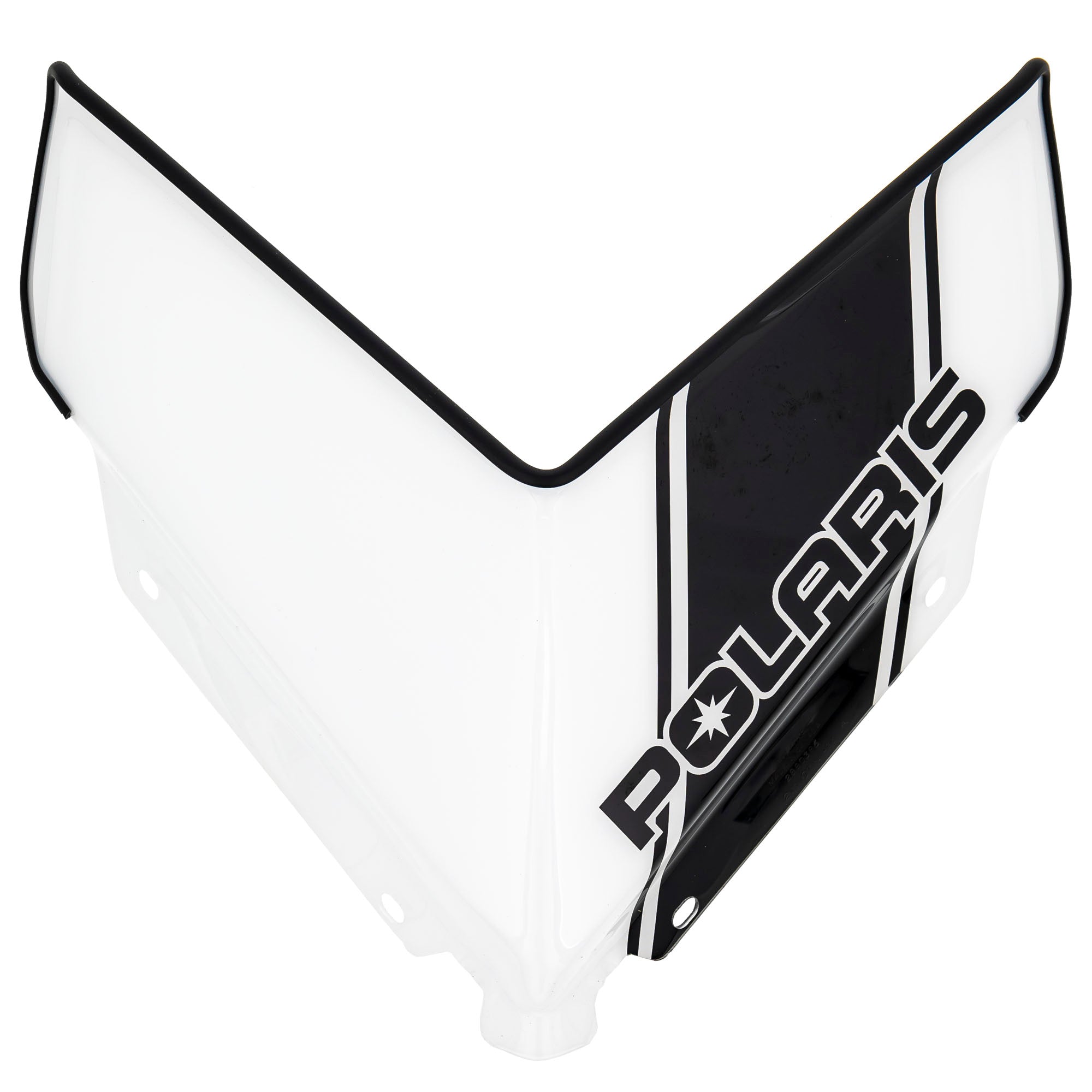 Polaris 2880386 White/Black Low 7" Windshield Indy Rush Switchback 800 850 600