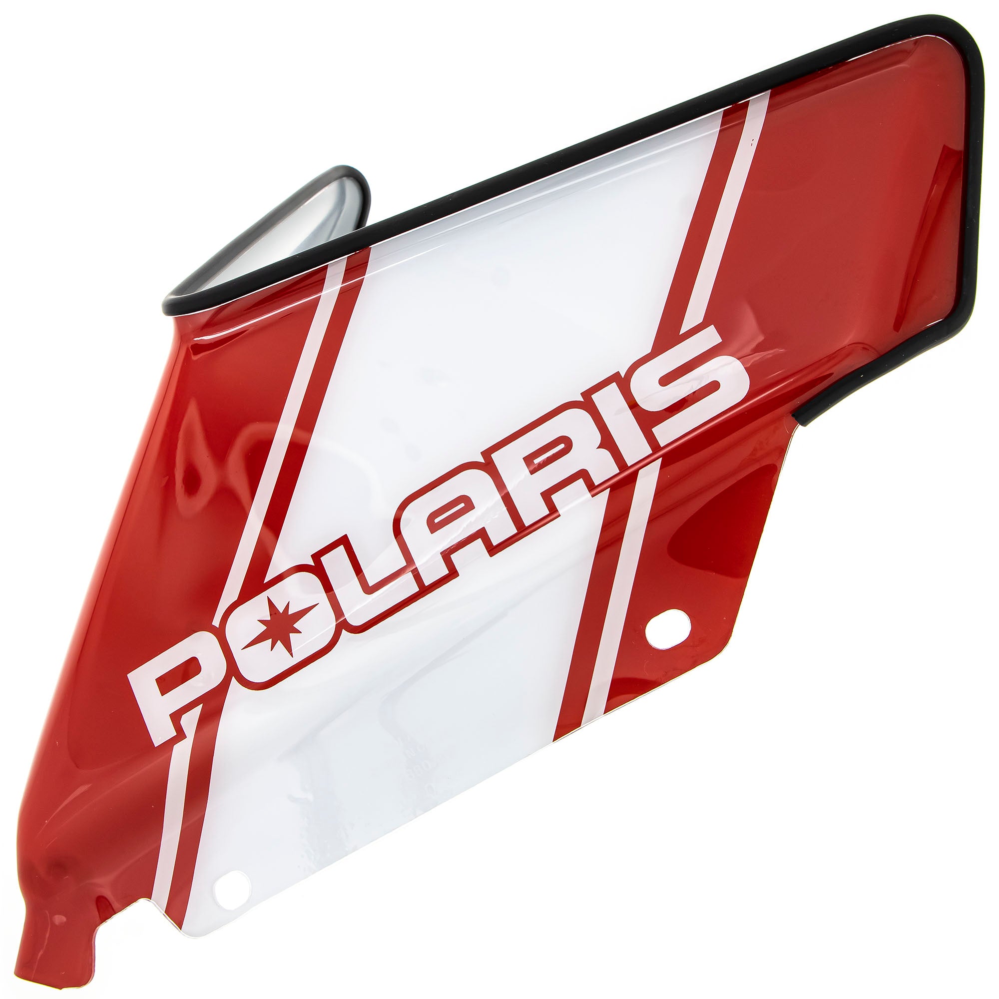 Polaris Red/White Low 7" Windshield 2880387