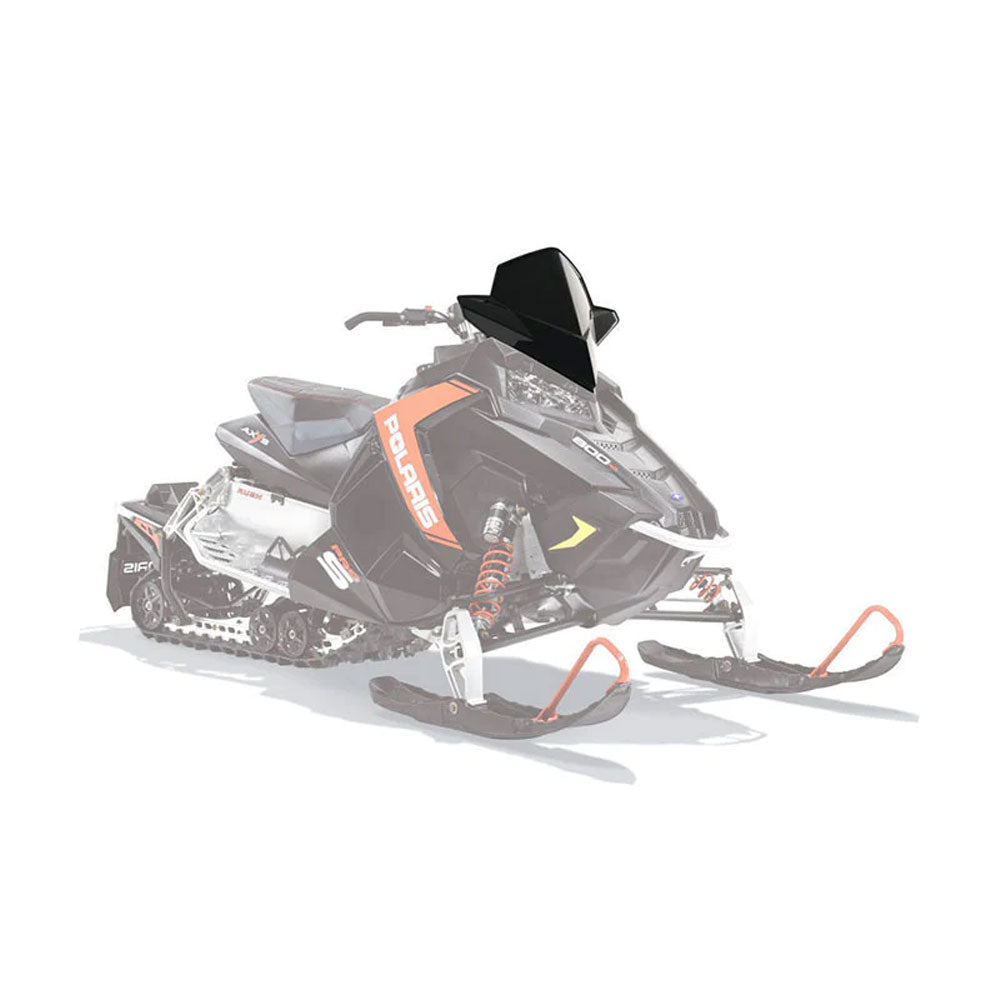 Polaris 2880390 Flatland Mid 18.5" Black Windshield Indy Rush Switchback 800 850
