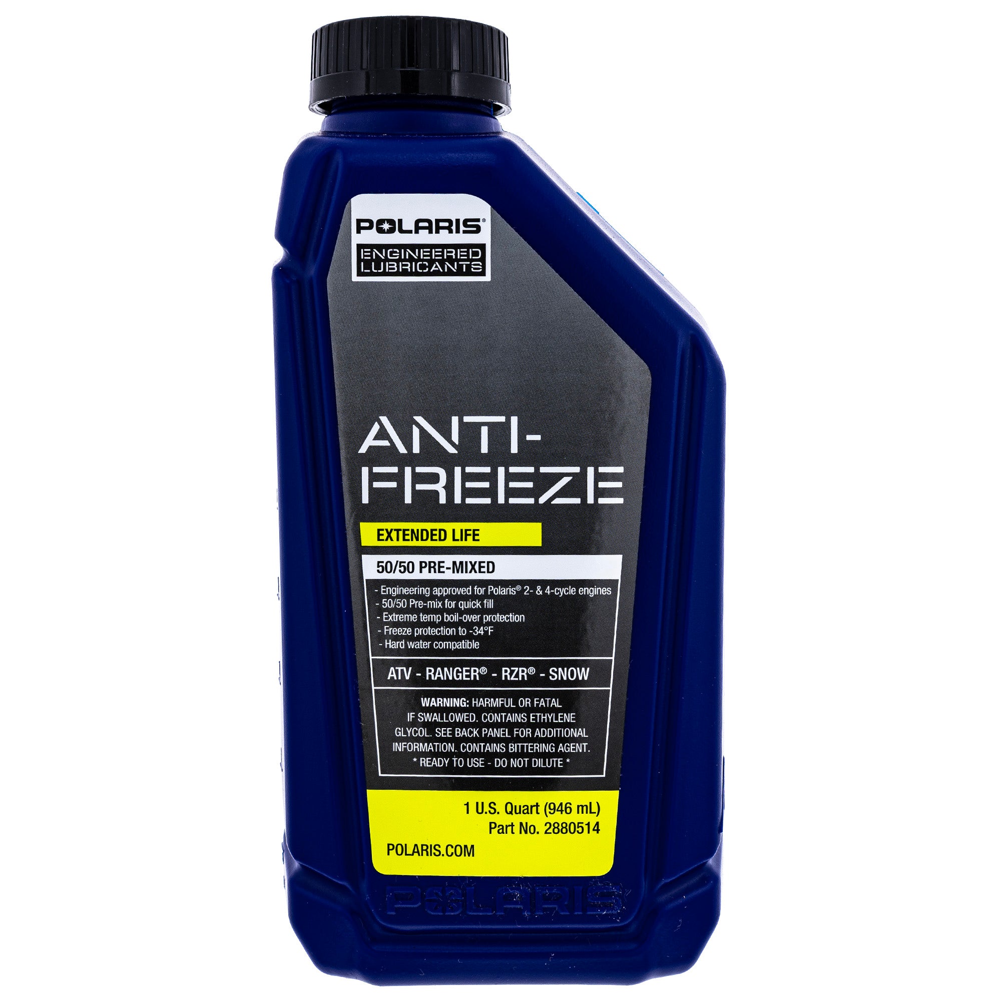 Polaris 2880514 1 Quart Anti-Freeze 50/50 Premix RZR Ranger Sportsman 1000 900