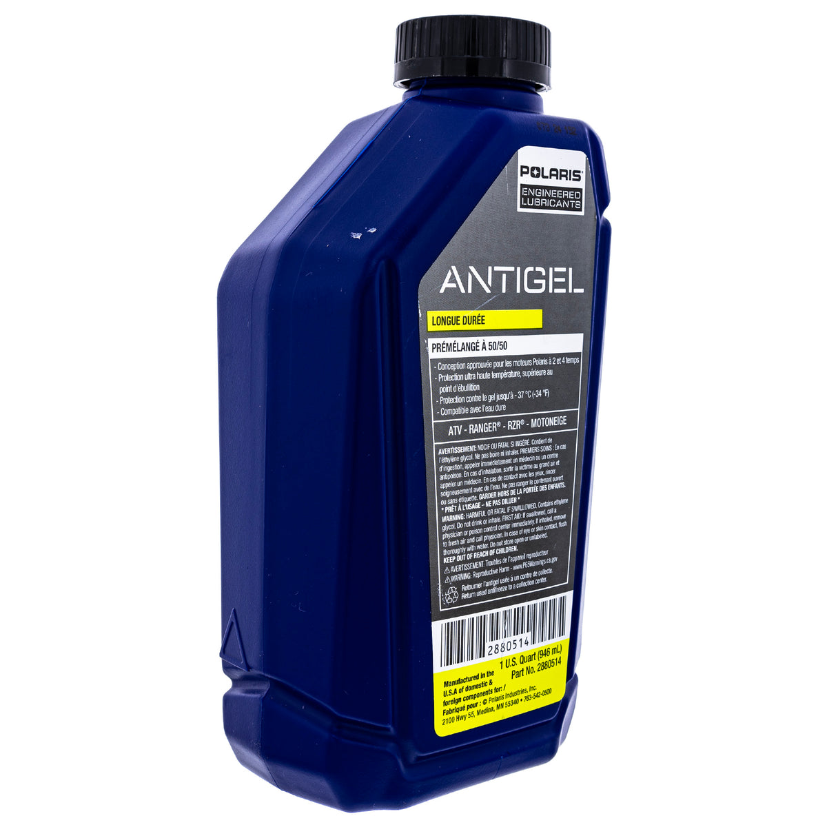 Polaris 2880514 Anti-Freeze 50 50 Premix 1 Quart ACE Ranger RZR Sportsman